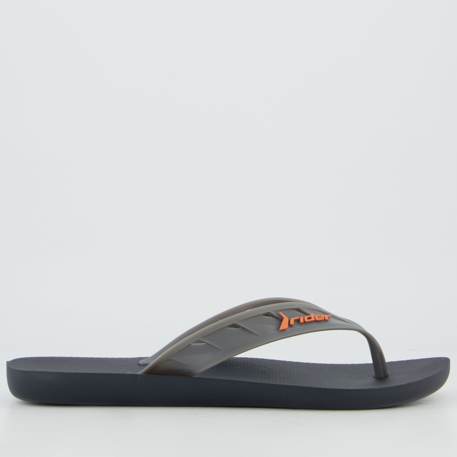 Vista 2 Chinelo Rider Street e Laranja Rider preto
