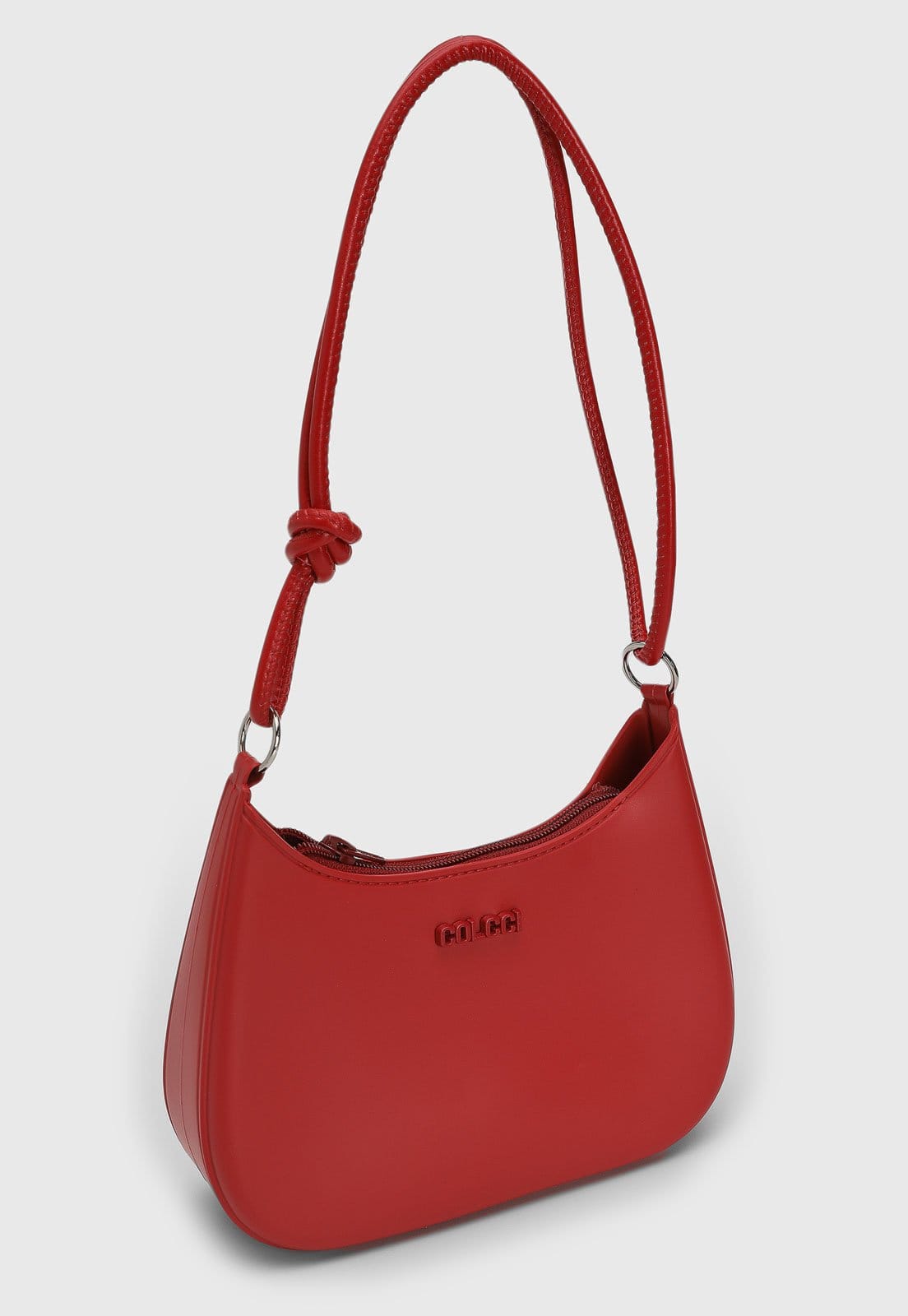 Vista 2 Bolsa Tiracolo Feminina Colcci Logo Vermelha Colcci vermelho
