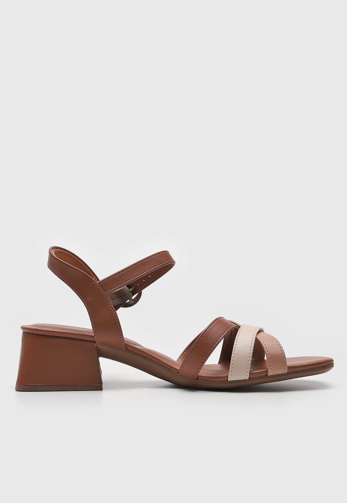 Vista 2 Sandália cê Tira Cruzada BEBECÊ marrom