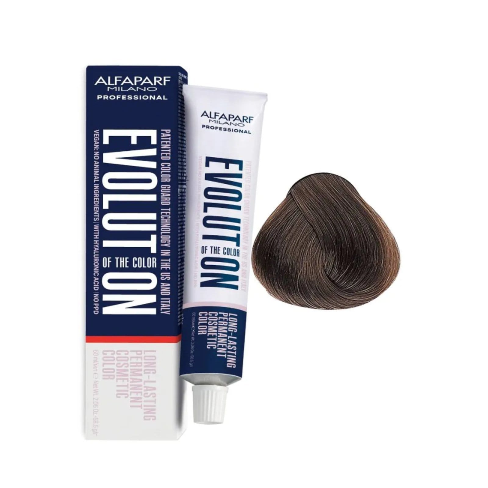 Vista principal Coloração Alfaparf Milano Evolution Of The Color 7NB Louro Médio Alfaparf incolor