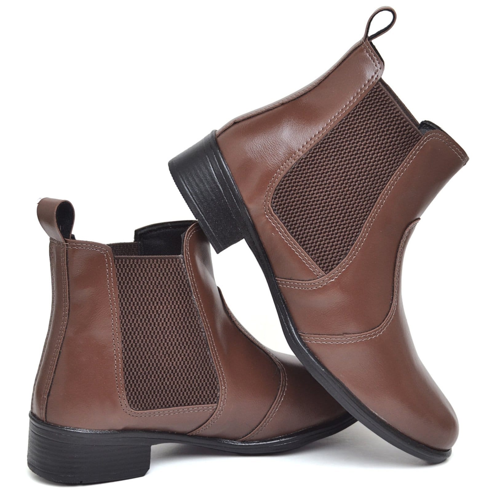 Vista 2 Bota Feminina Casual Cano Médio Polo Blu em Sintético Estilosa Leve Marrom do 33 ao 40 Polo Blu marrom blu