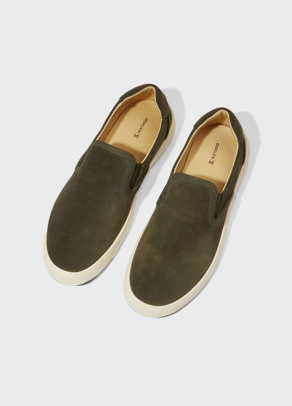 Vista 2 Tênis bossanova camurça Osklen verde