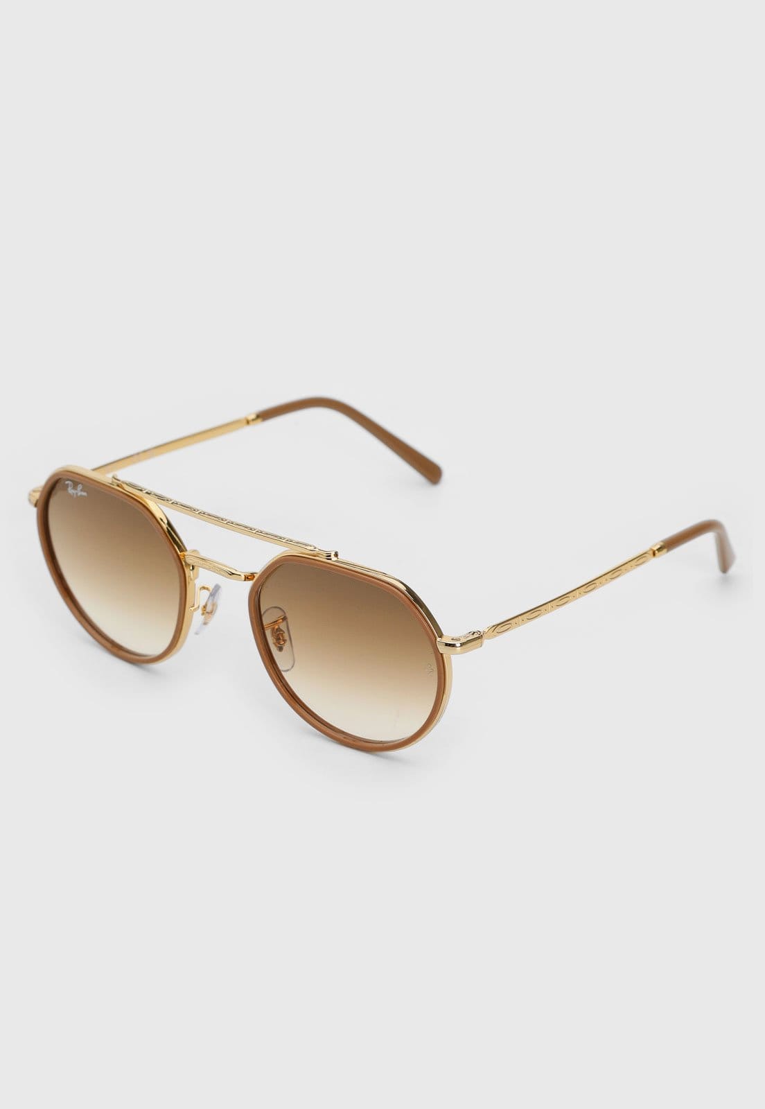Óculos de Sol Feminino Ray-Ban Armação Metálica Dourada