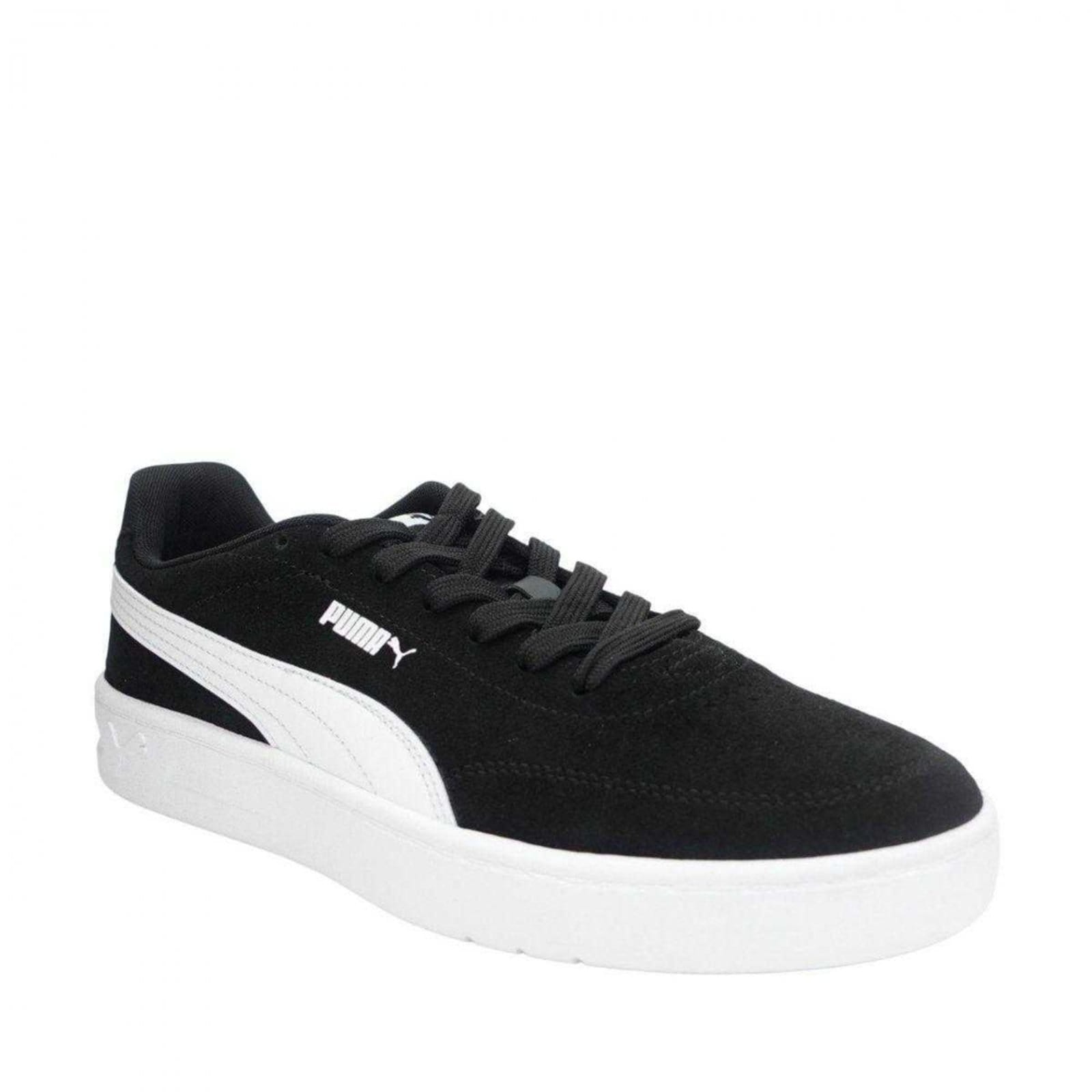 Vista 2 Tênis Masculino Puma Court Classic SD Puma preto