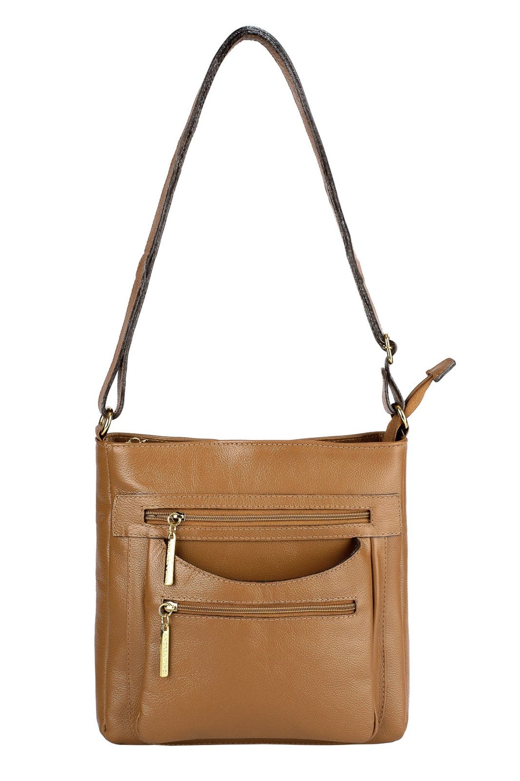 Bolsa Andrea Vinci tiracolo em couro liso Thais