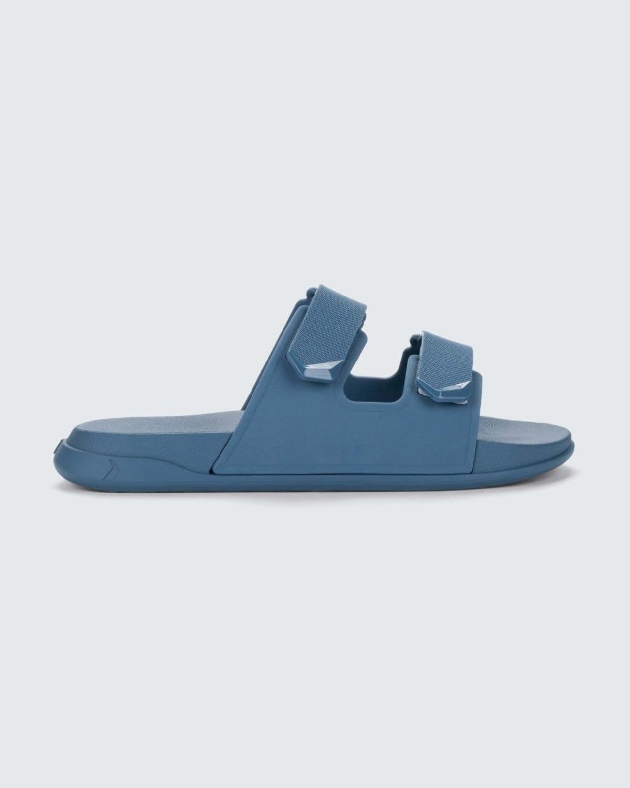 Vista 2 Chinelo Slide 2Straps Rider Rider azul