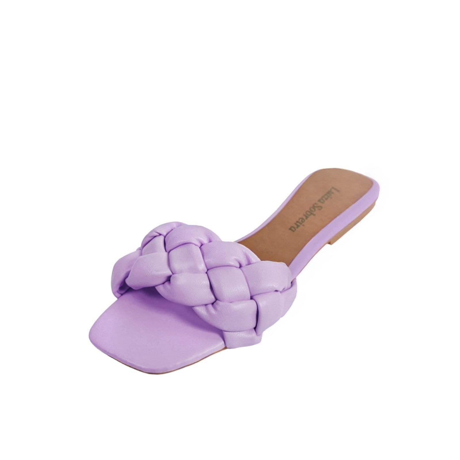 Rasteira Luiza Sobreira Trançada Lilás Mod. 2099