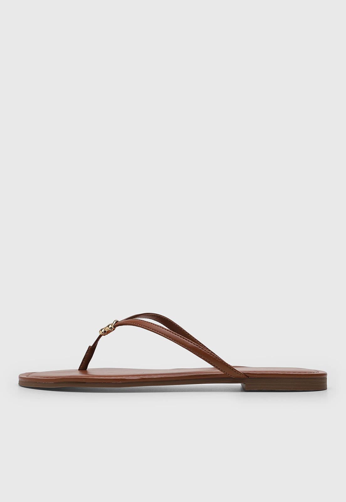 Rasteira Feminina Arezzo Tiras Detalhe Metálico