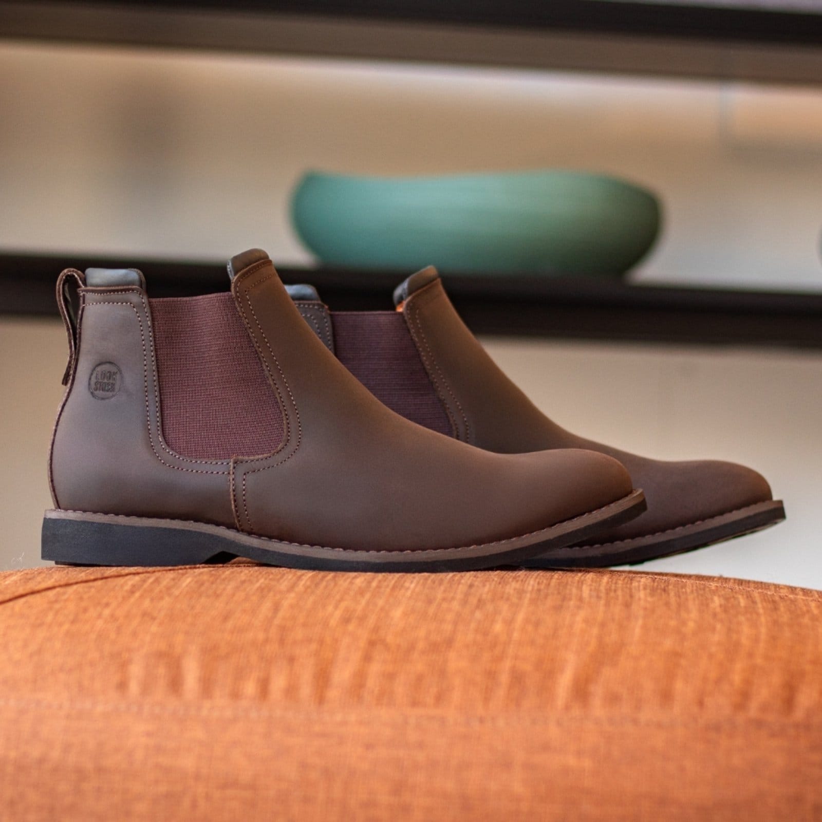 Bota Botina Coturno Masculina Chelsea Look Stock Conforto