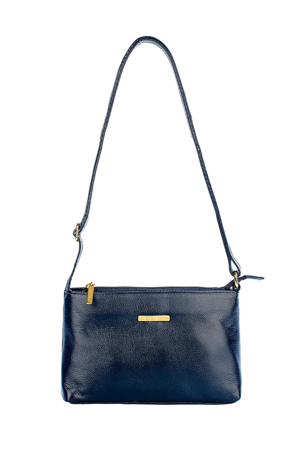 Bolsa pequena transversal de couro liso Iris