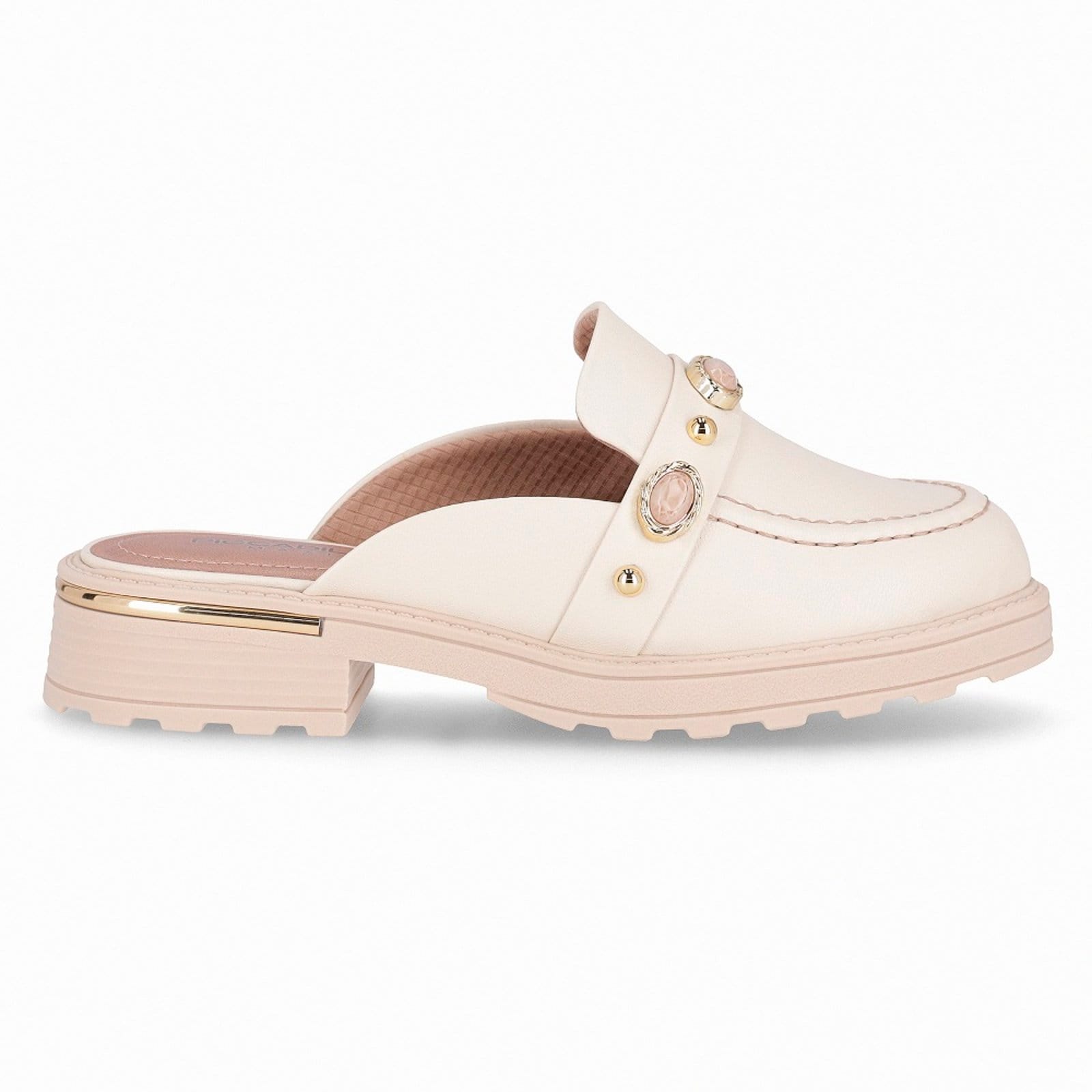 Mule Piccadilly Maxi 735041 Feminino - Off White