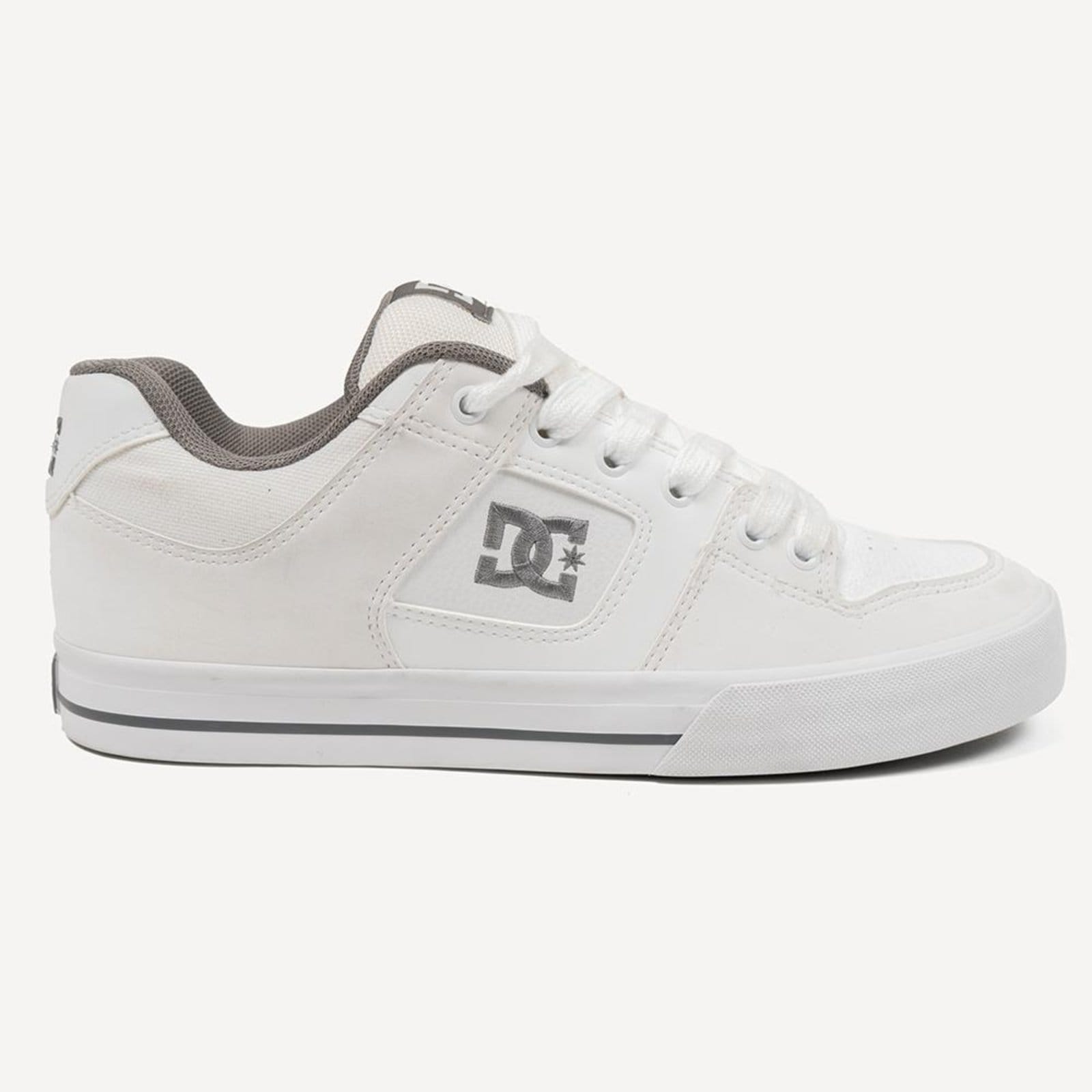 Tênis DC Shoes DC Pure WT25 Masculino White/White/Grey