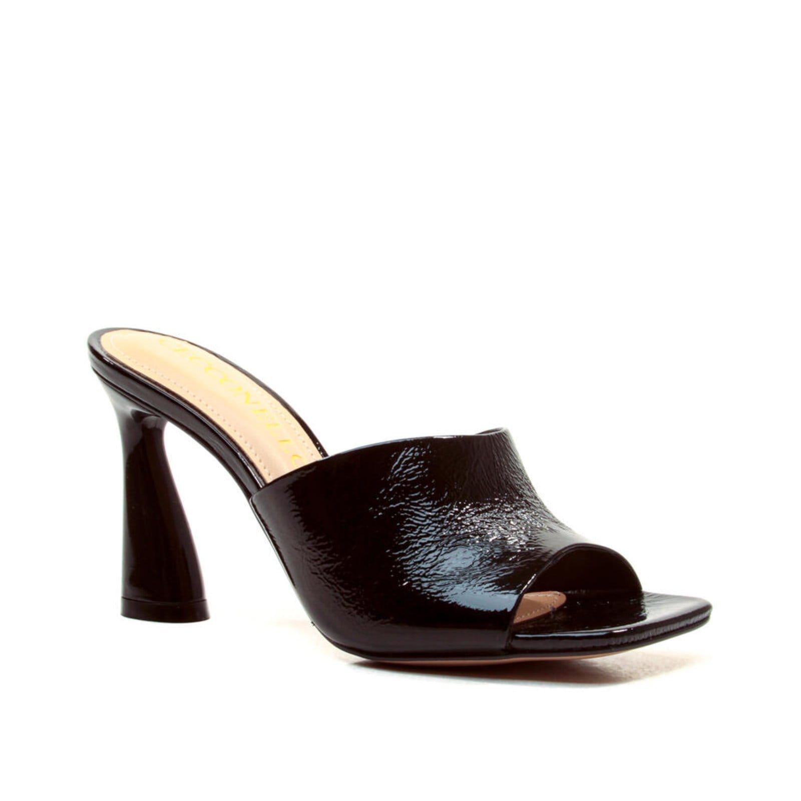 Vista 2 Tamanco Couro Salto Alto Cecconello 2693002-5 Cecconello preto