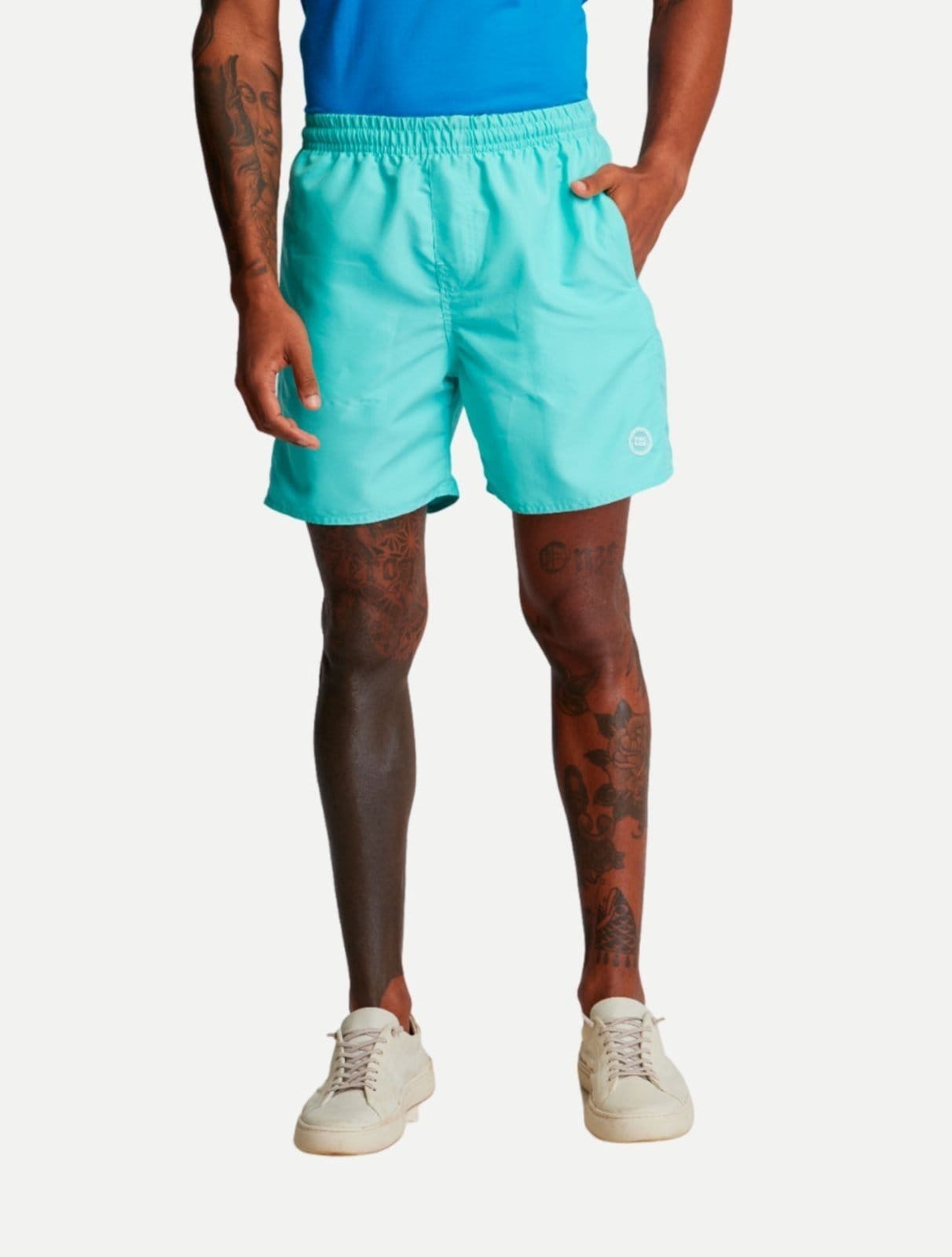 Short King & Joe Masculino Nylon Flex Colors SH00301 Água