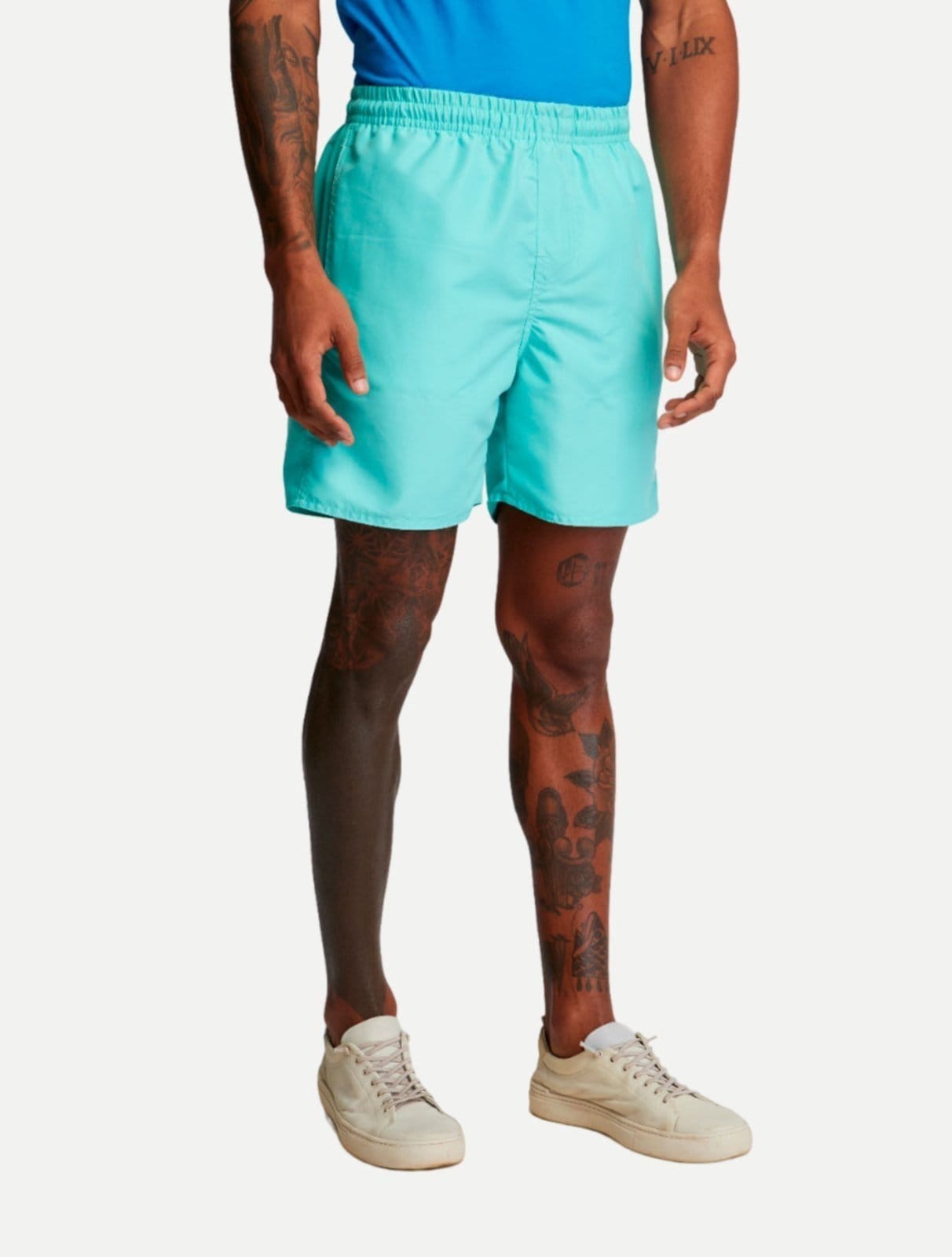 Vista 2 Short King & Joe Masculino Nylon Flex Colors SH00301 Água King E Joe verde