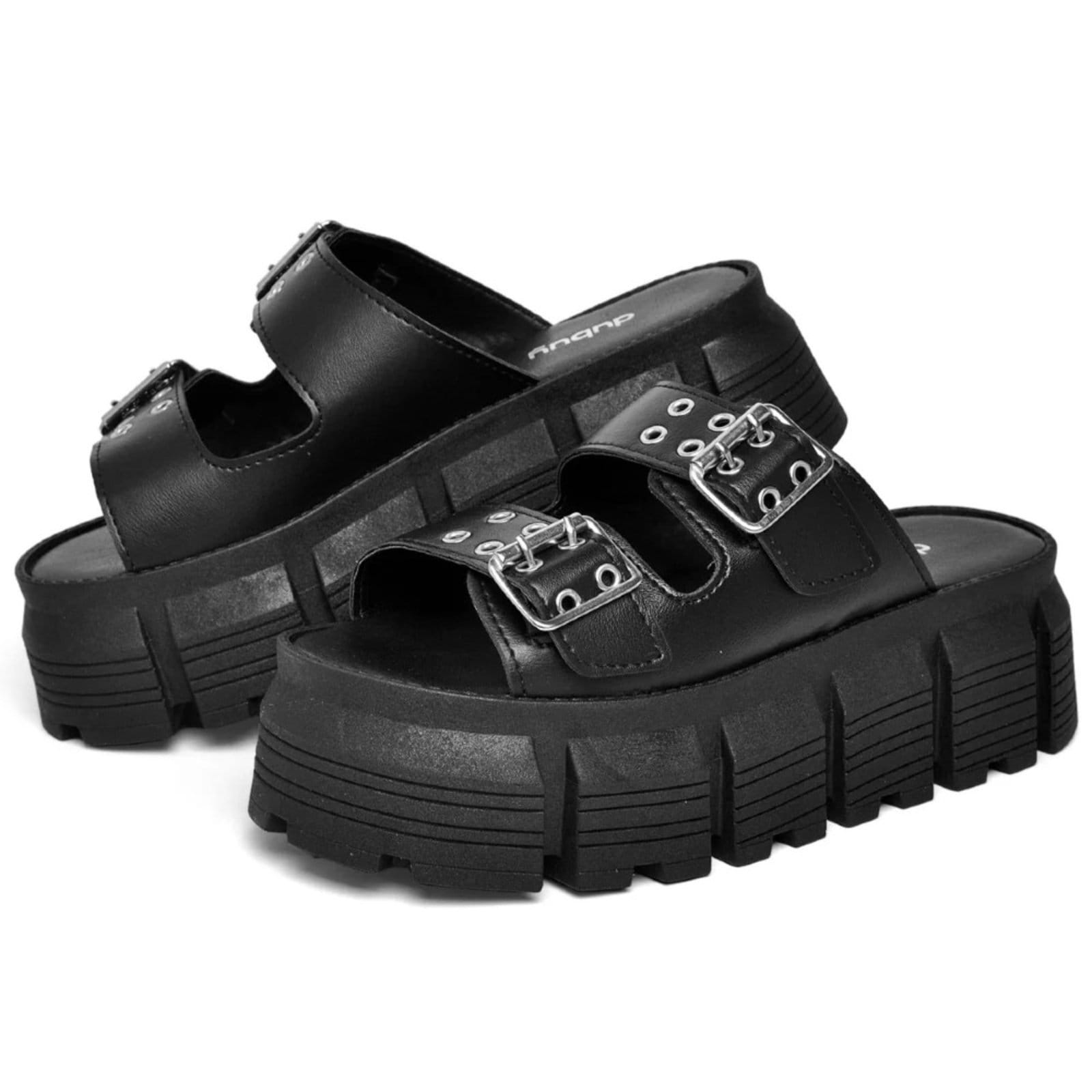 Vista 2 Papete Chinela Feminina DUBUY 2072FG DUBUY preto