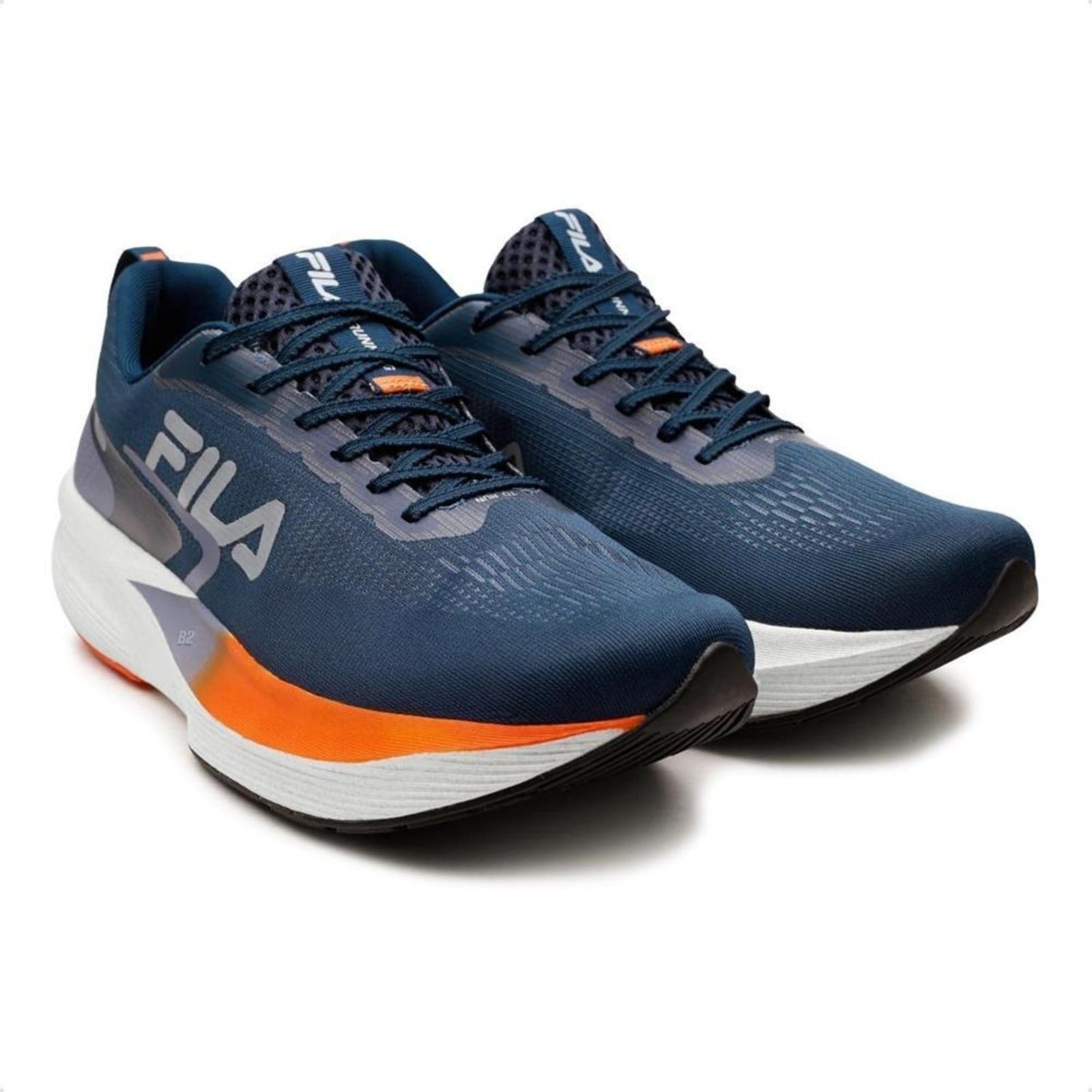 Vista 2 Tênis Masculino Fila Racer Fastpace 1321052 Fila azul