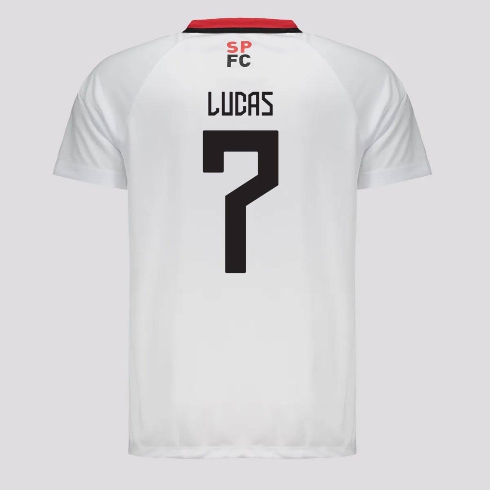 Camisa São Paulo Aliança 7 Lucas Branca