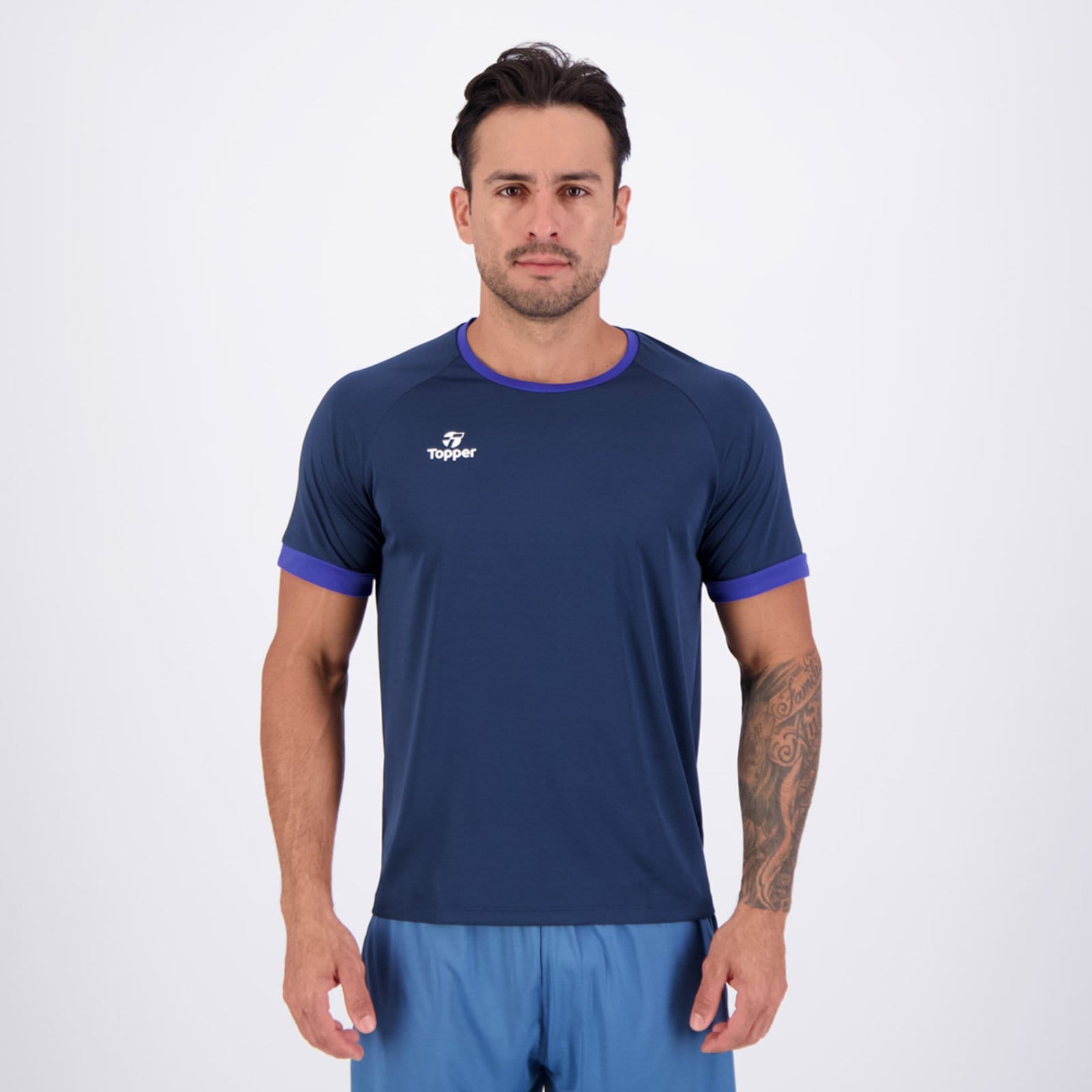 Camiseta Topper Classic Color III Marinho