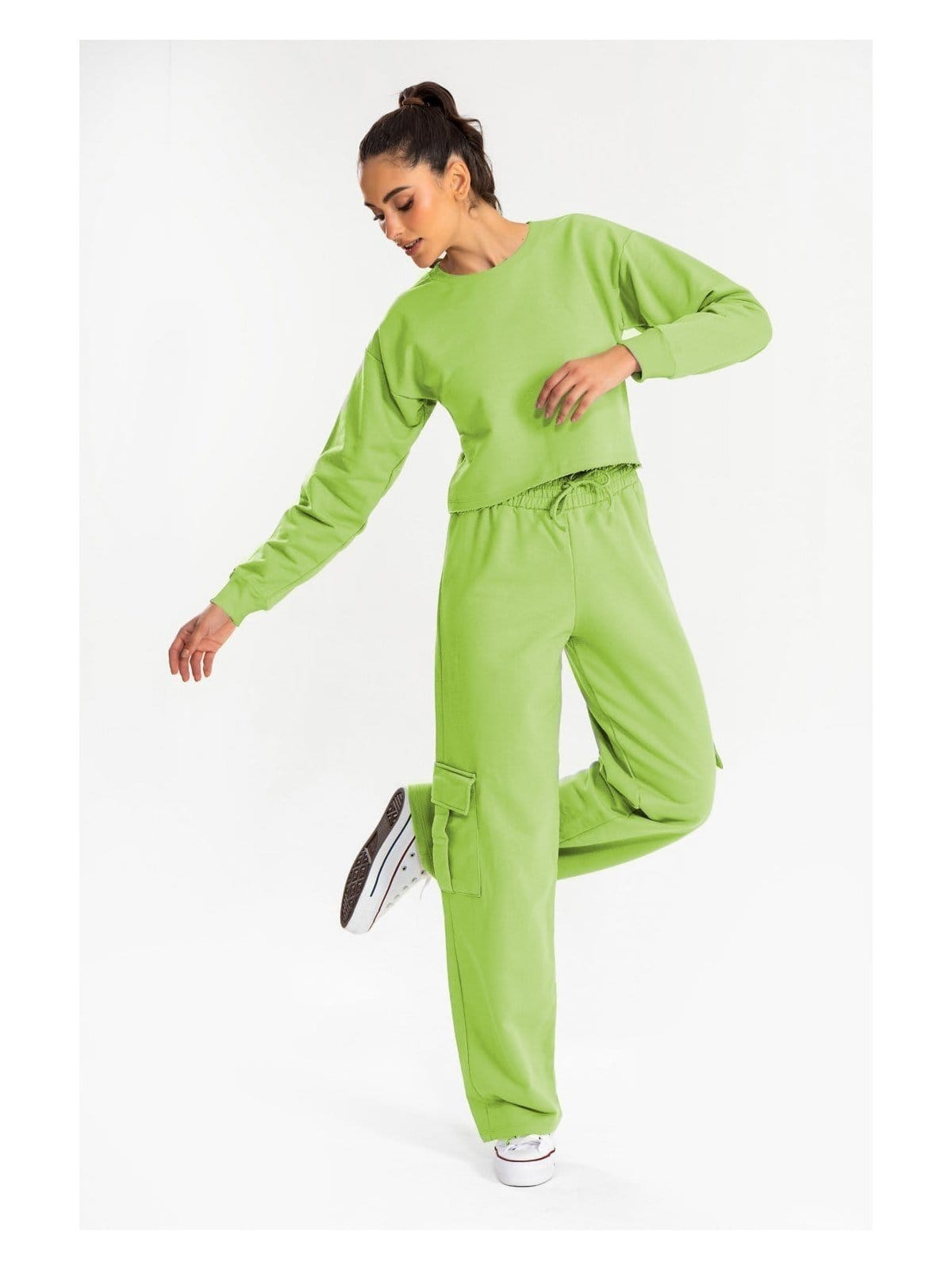 Calça Moletinho Reta Cargo Feminina Lima - 2