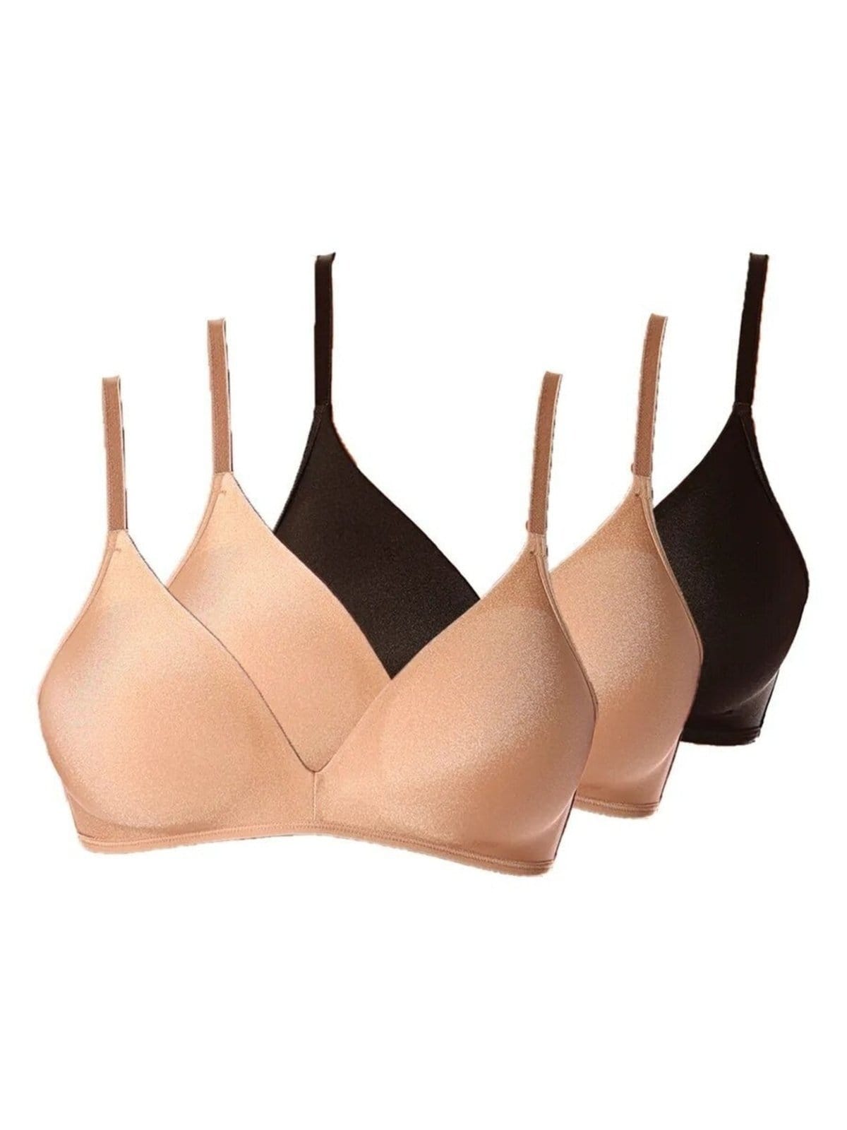 Kit com 3 Sutiã sem Aro com Bojo Paraíso Demillus 63476