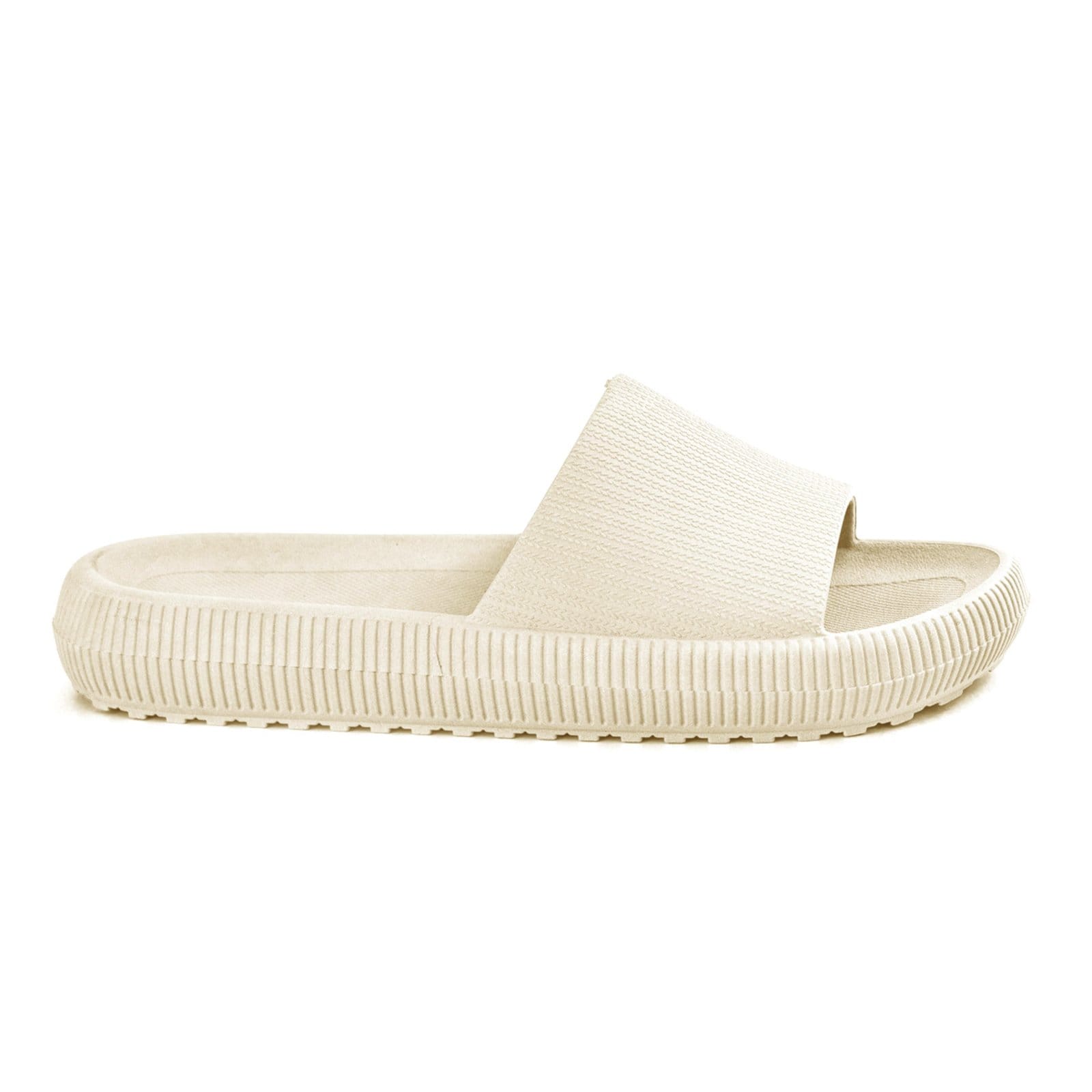 Chinelo Nuvem Ortopédico Feminino Anatômico Macio Off-White