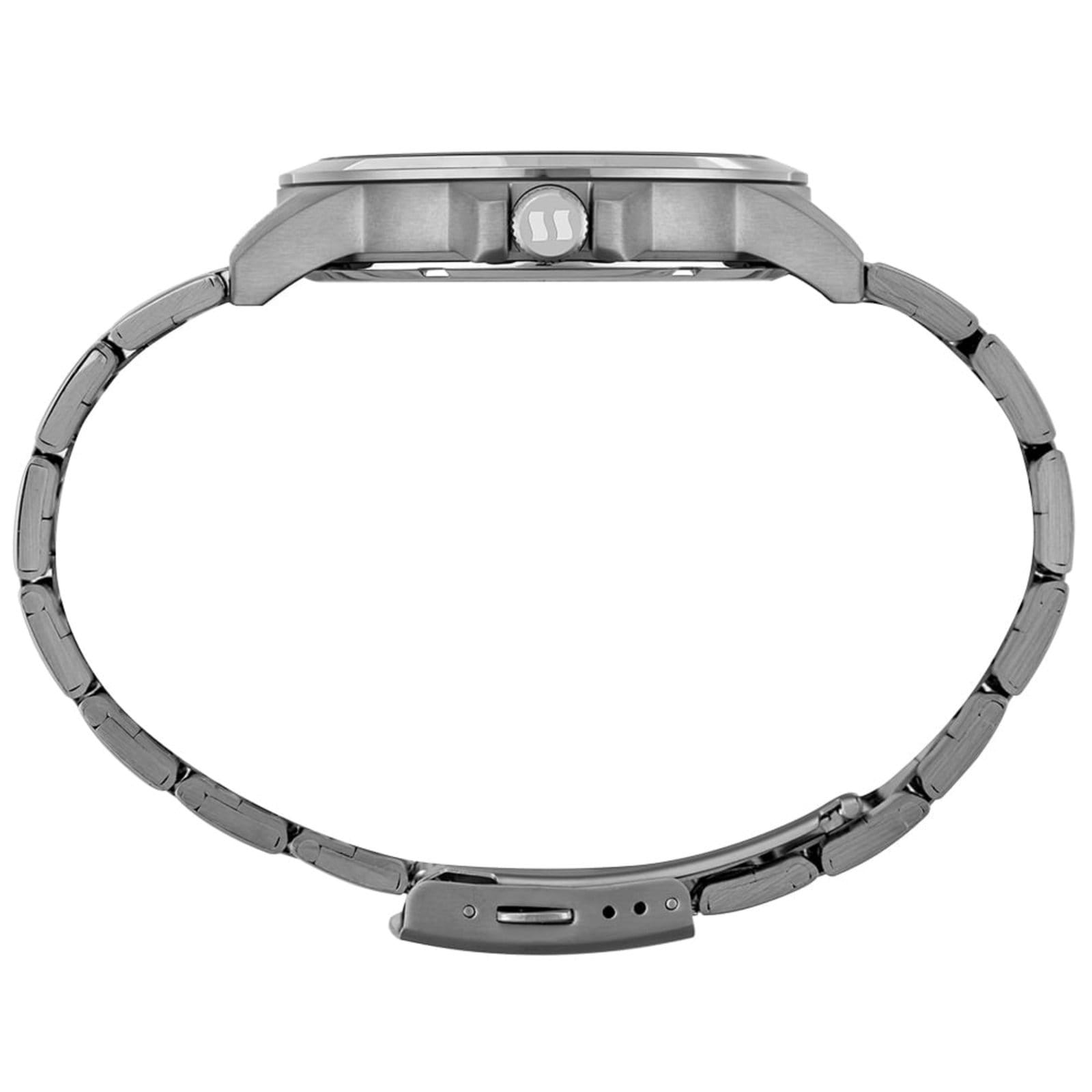 Vista 2 Relógio Masculino Seculus Analógico Clássico Aço Preto Seculus prata