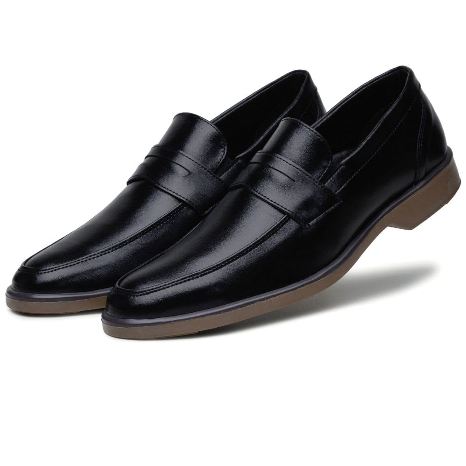 Vista 2 Sapato Casual Masculino Solado Bicolor Conforto Yes Basic preto