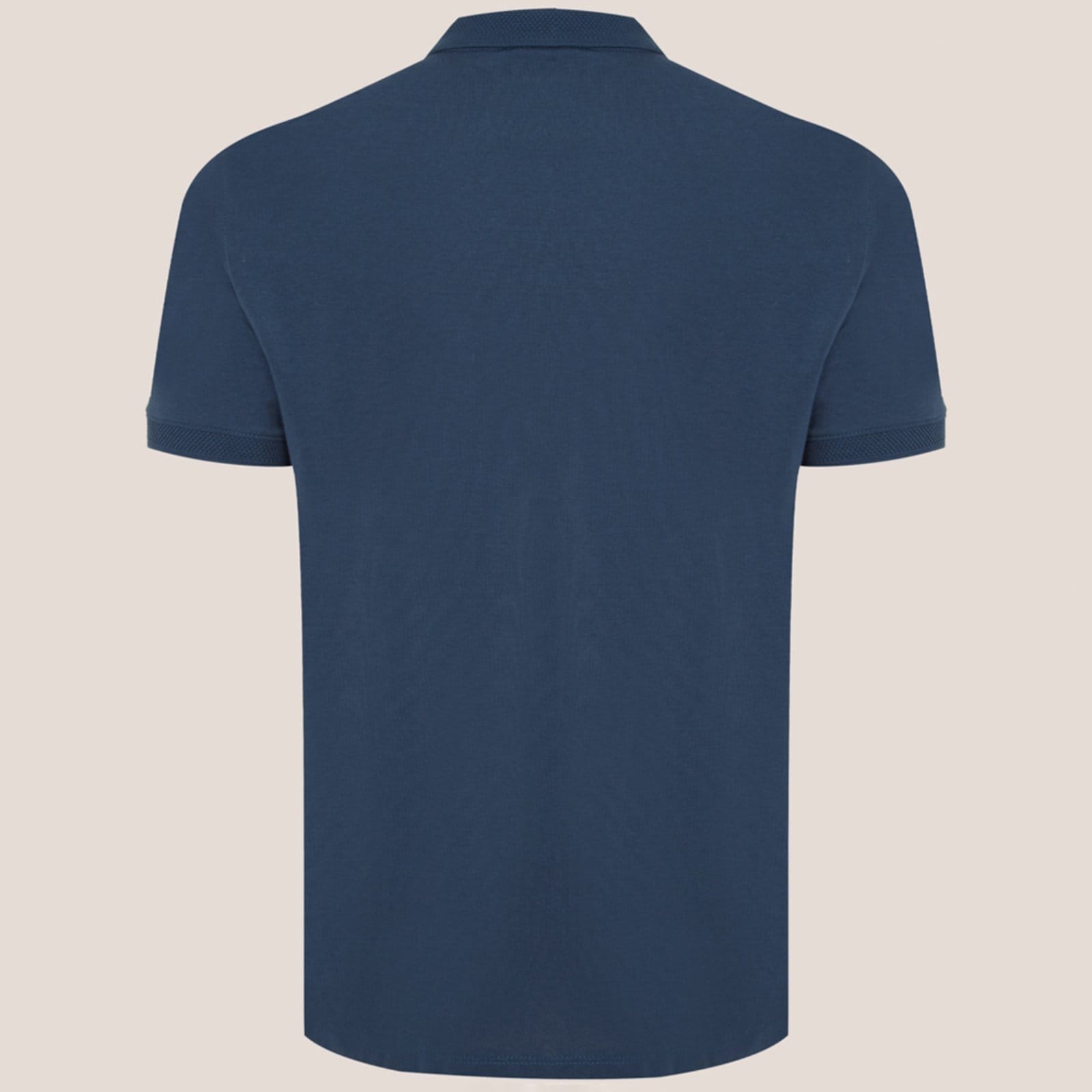 Vista 2 Camisa Polo Dudalina Retilinea Favo Pr26 Marinho Masculino Dudalina azul marinho