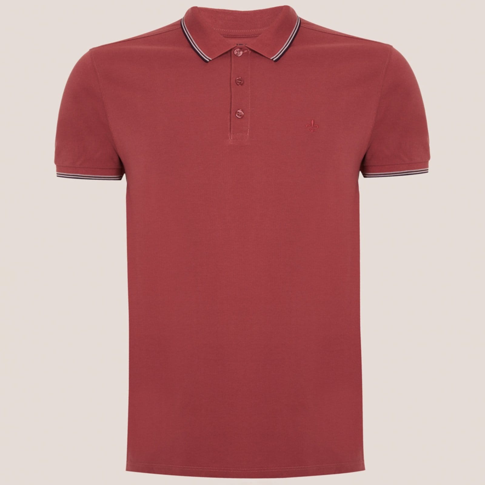 Camisa Polo Dudalina Frisos Degradê Pr26 Masculino