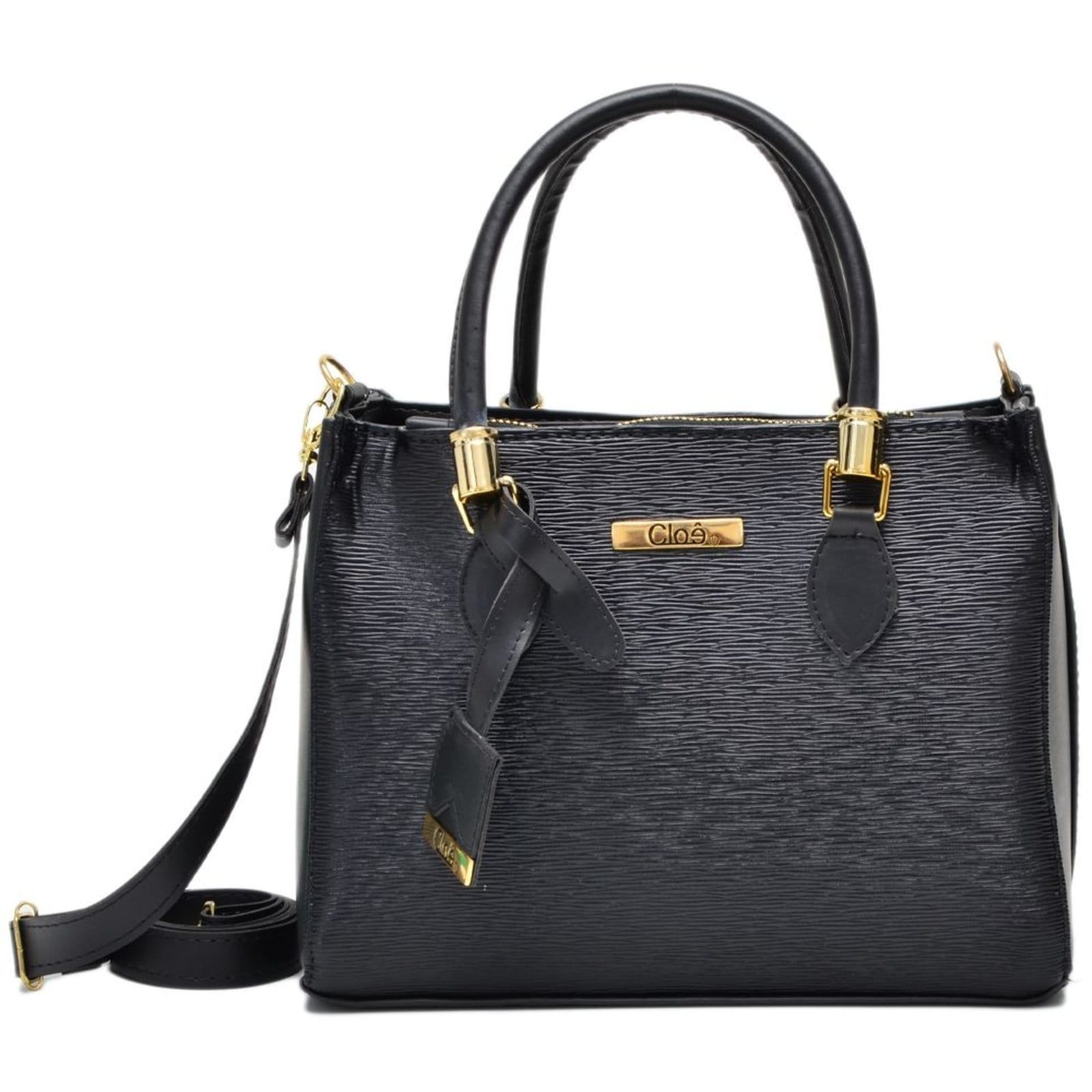 Vista 2 Bolsa Feminina Lorena Média AK Tote Baú Alça Transversal Clube do Sapato de Franca Cloê Angik Preta Clube do Sapato de Franca bege/multicolorido/preto