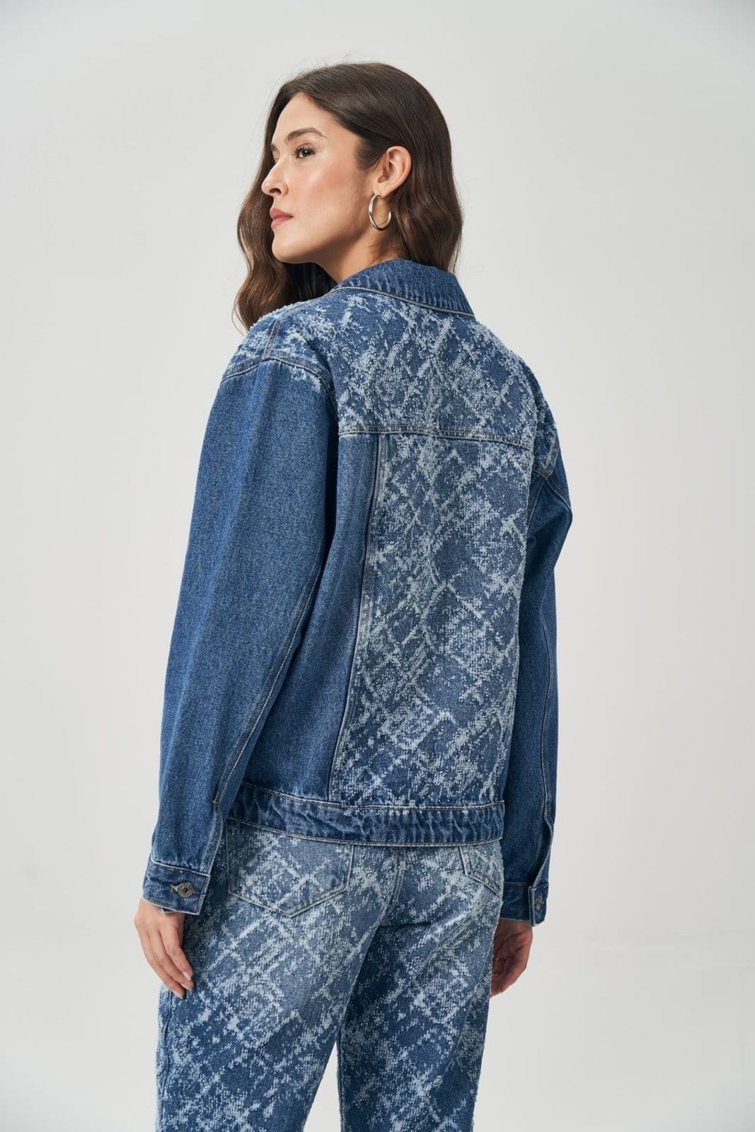 Vista 2 Jaqueta Regular Feminina Acostamento ACOSTAMENTO MASCULINO jeans