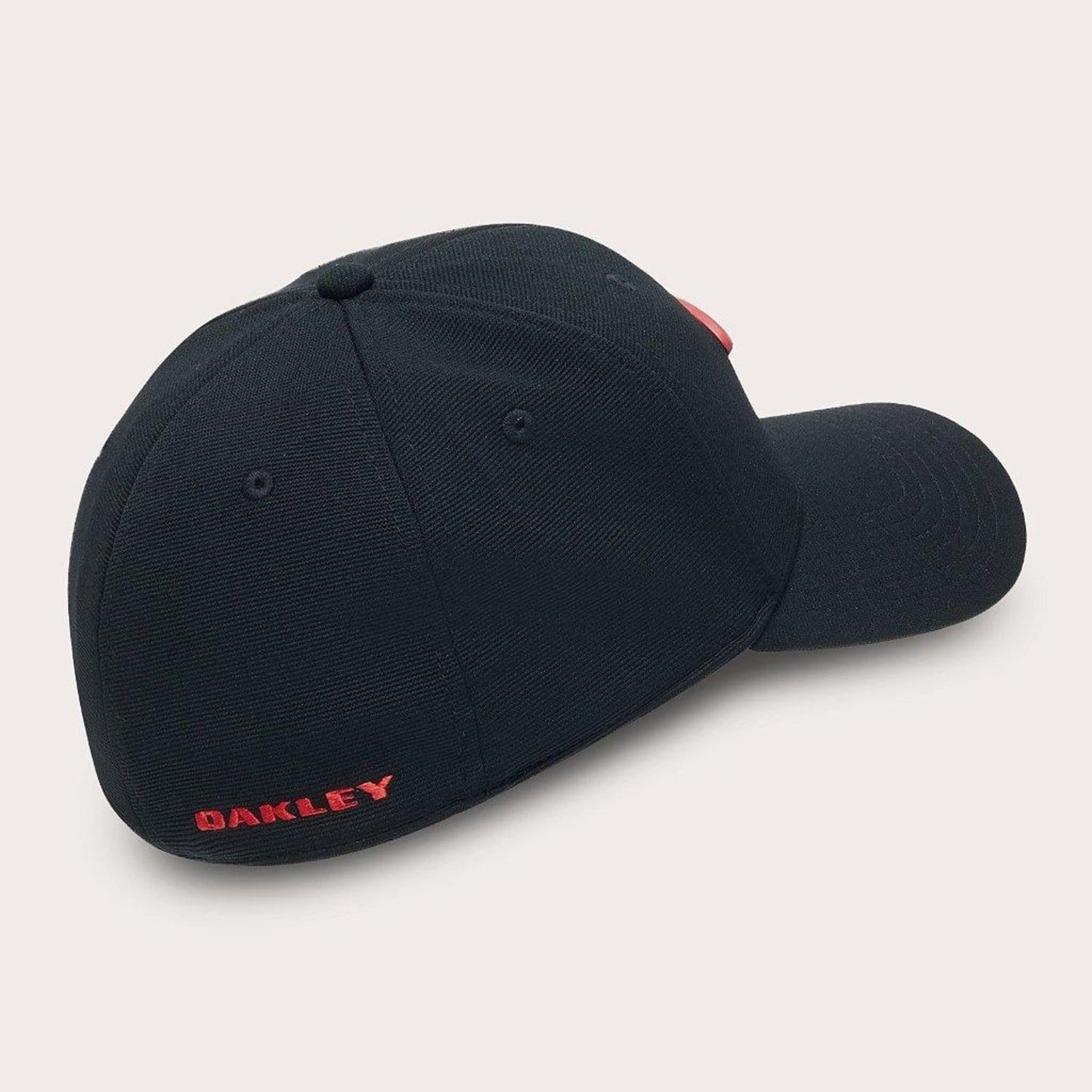 Vista 2 Boné Oakley Tincan Cap Pitch Black/Flame Red Oakley preto black