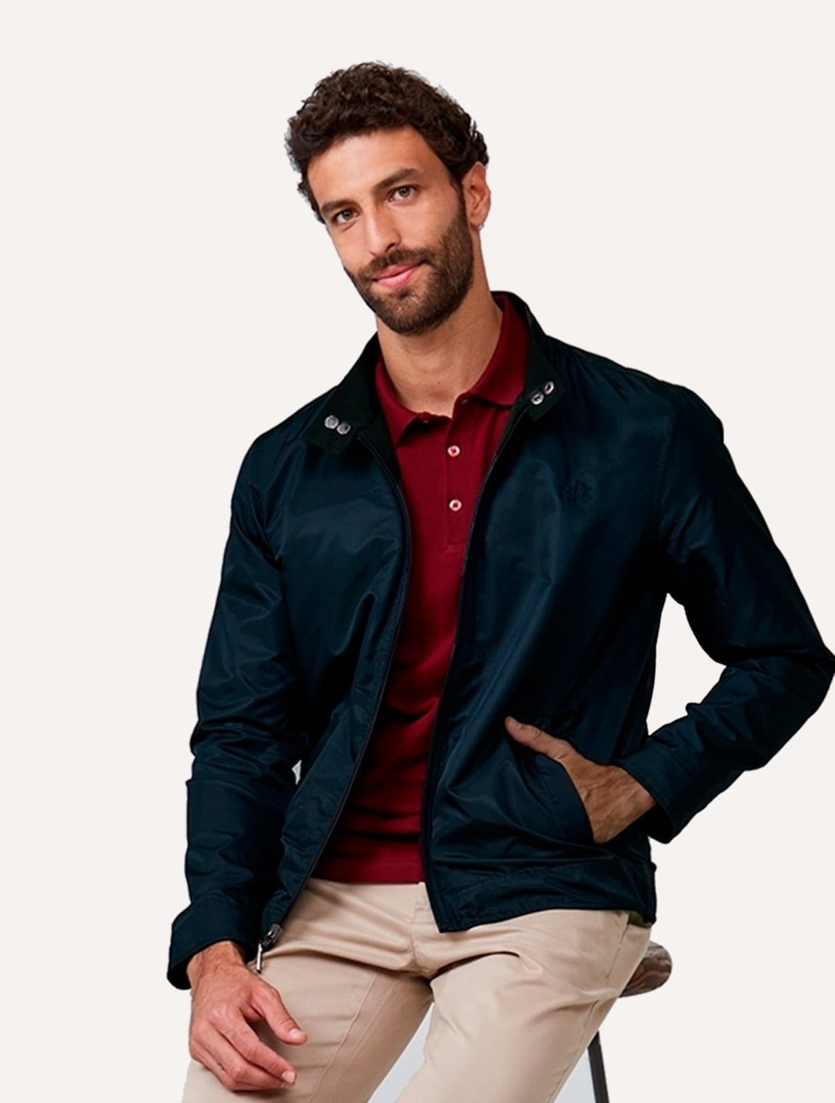 Jaqueta Dudalina Masculina Dupla Face Texturas