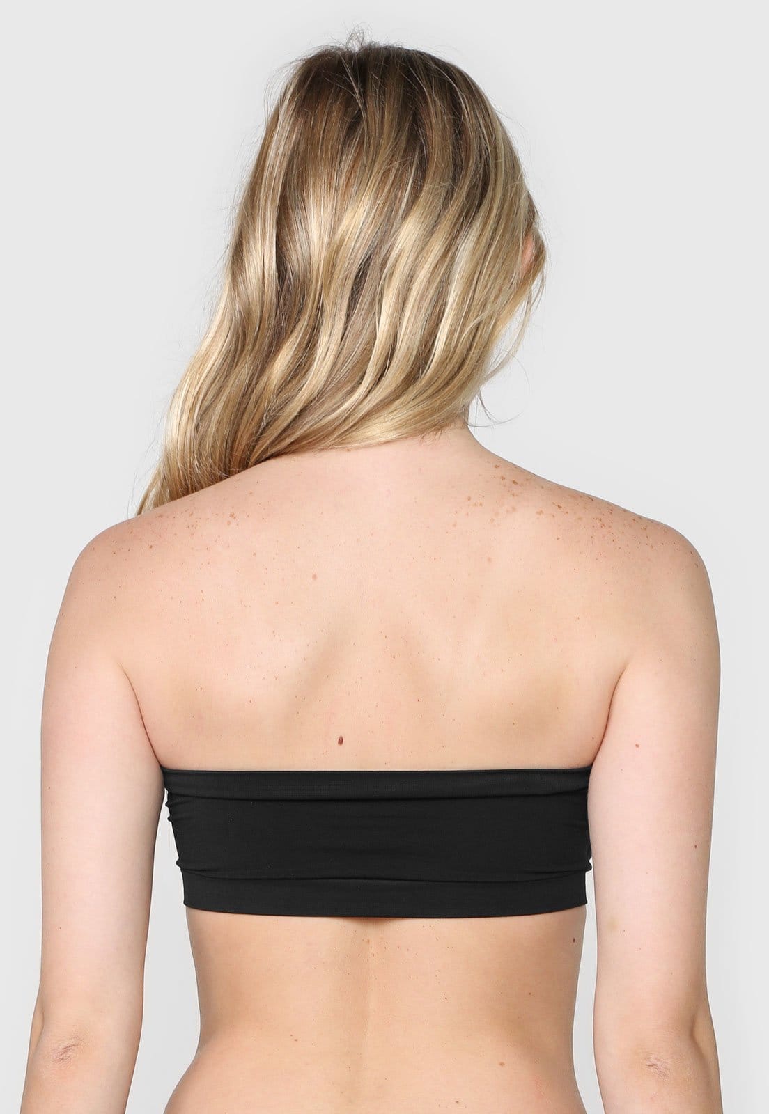 Vista 2 Sutiã Lupo Meia Taça Faixa Lupo preto