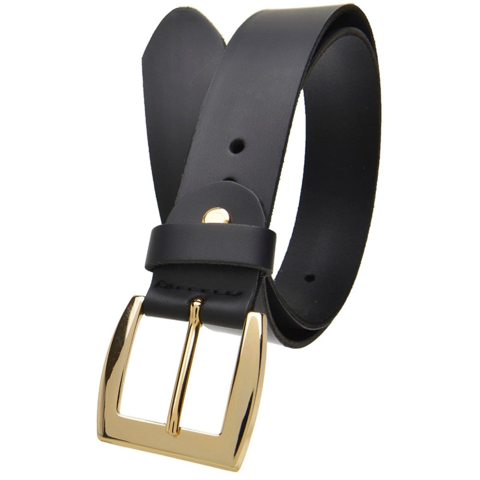 Cinto Feminino em couro GP 22 na cor com fivela dourada