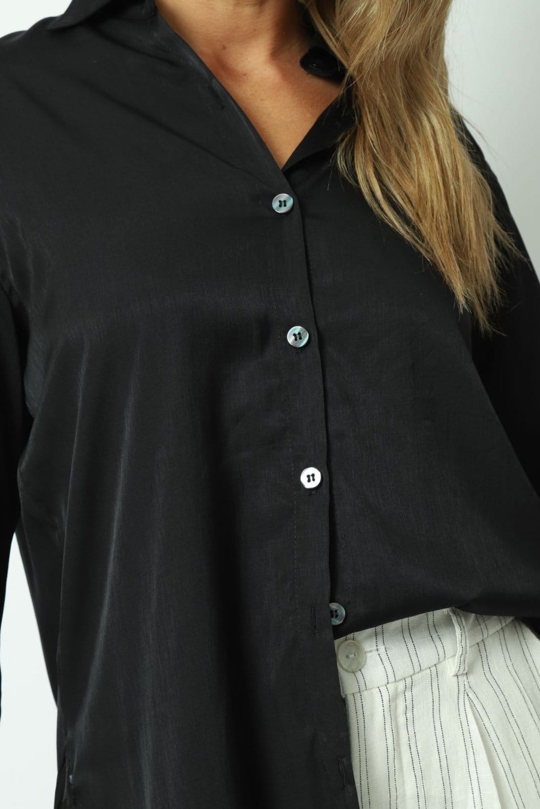 Vista 2 Camisa Manga Longa GG Gazzy preto