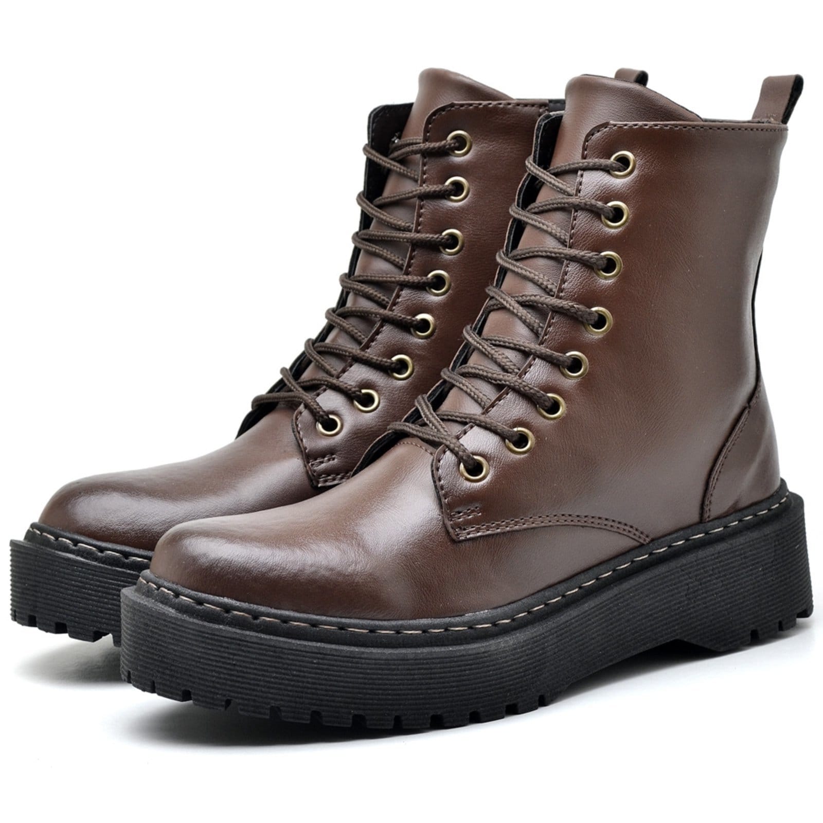 Vista 2 Bota Coturno Masculino Tratorada DUBUY 1105FG DUBUY marrom
