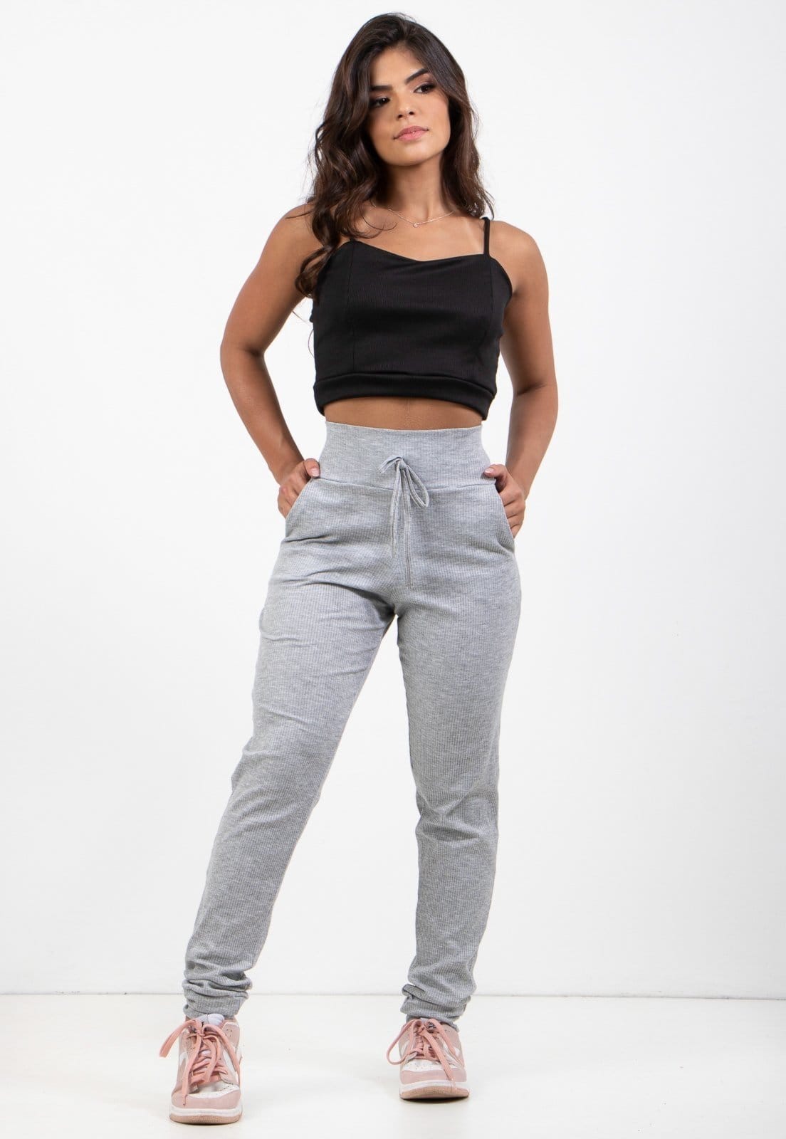 Calça Jogger Diluxo Canelada