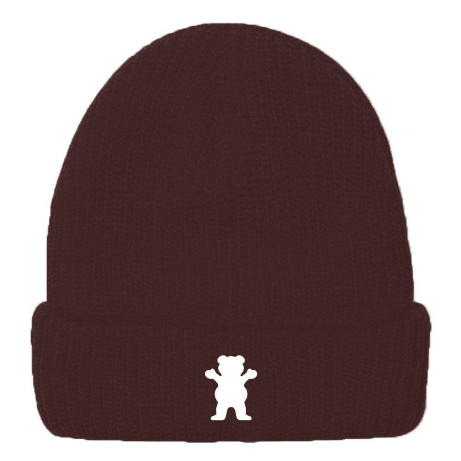 Gorro Grizzly OG Bear Embroidery Beanie Vinho