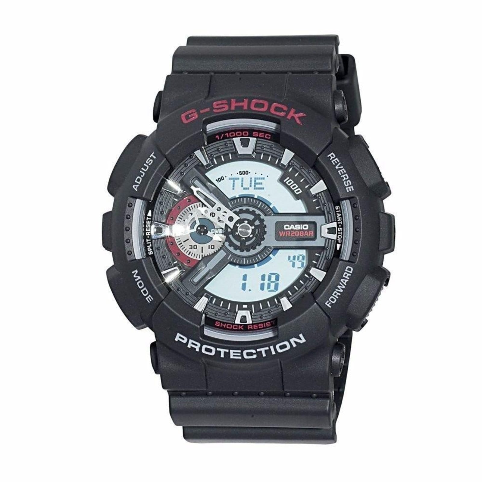 Vista principal Relógio G-Shock GA-110-1ADR Preto G-SHOCK incolor