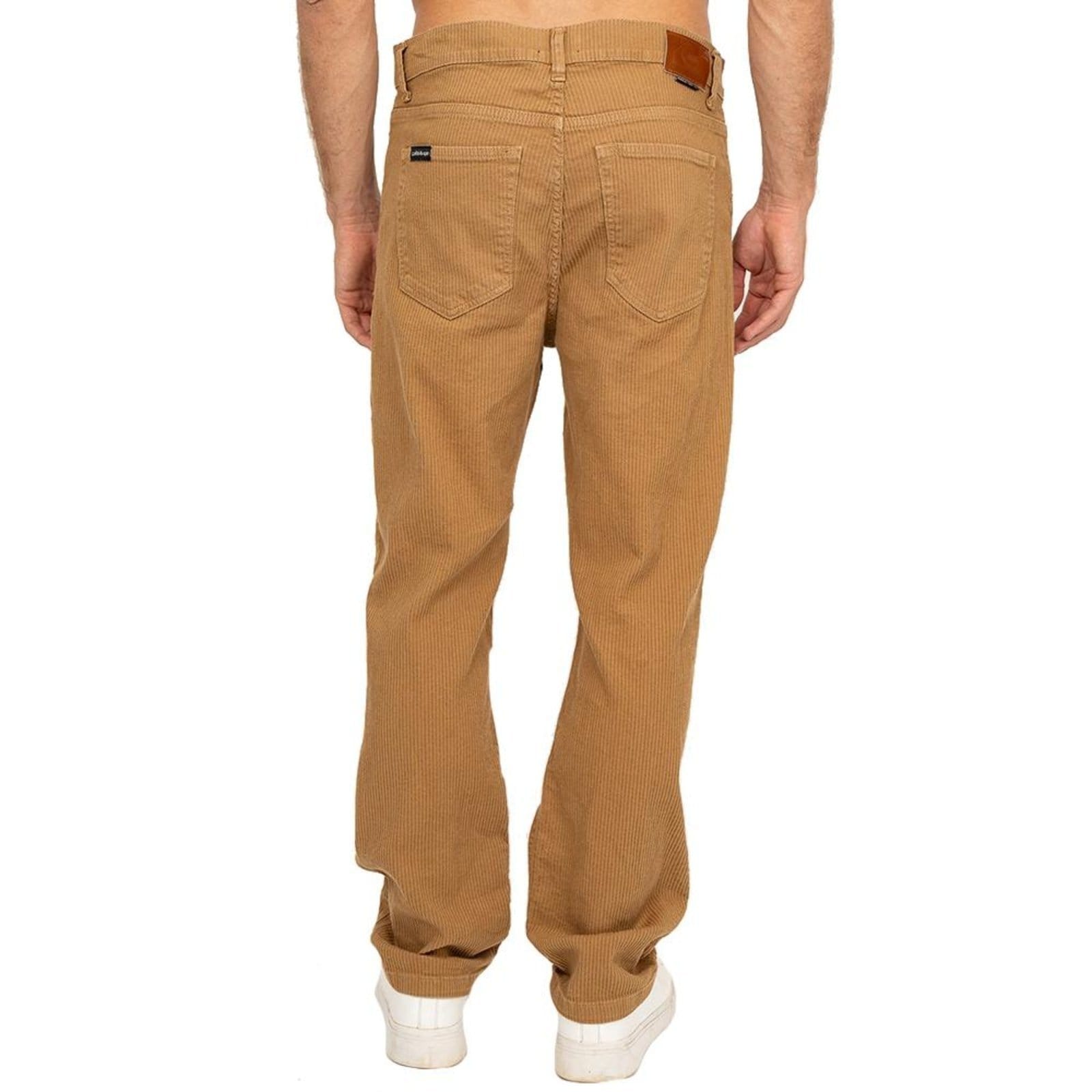 Calça Quiksilver Quik Corduroy SM26 Masculina Mostarda