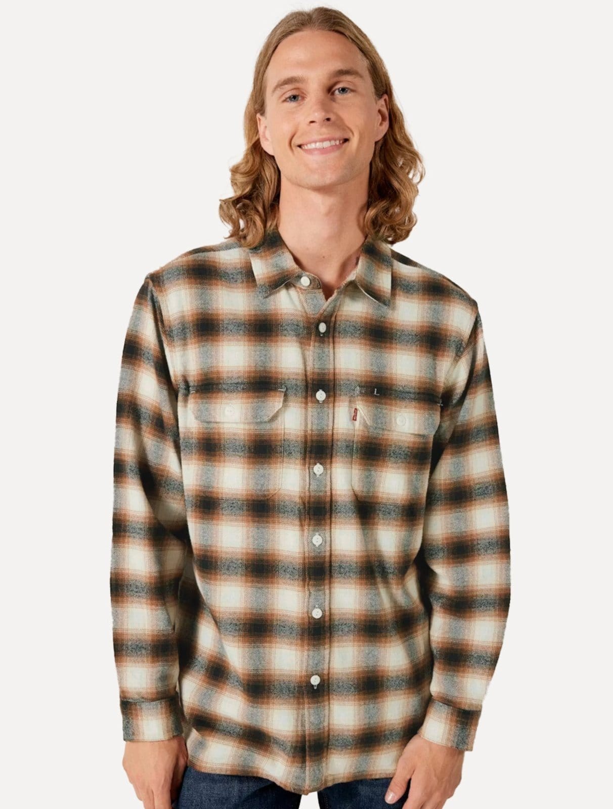 Camisa Levis Masculina Jackson Worker Xadrez