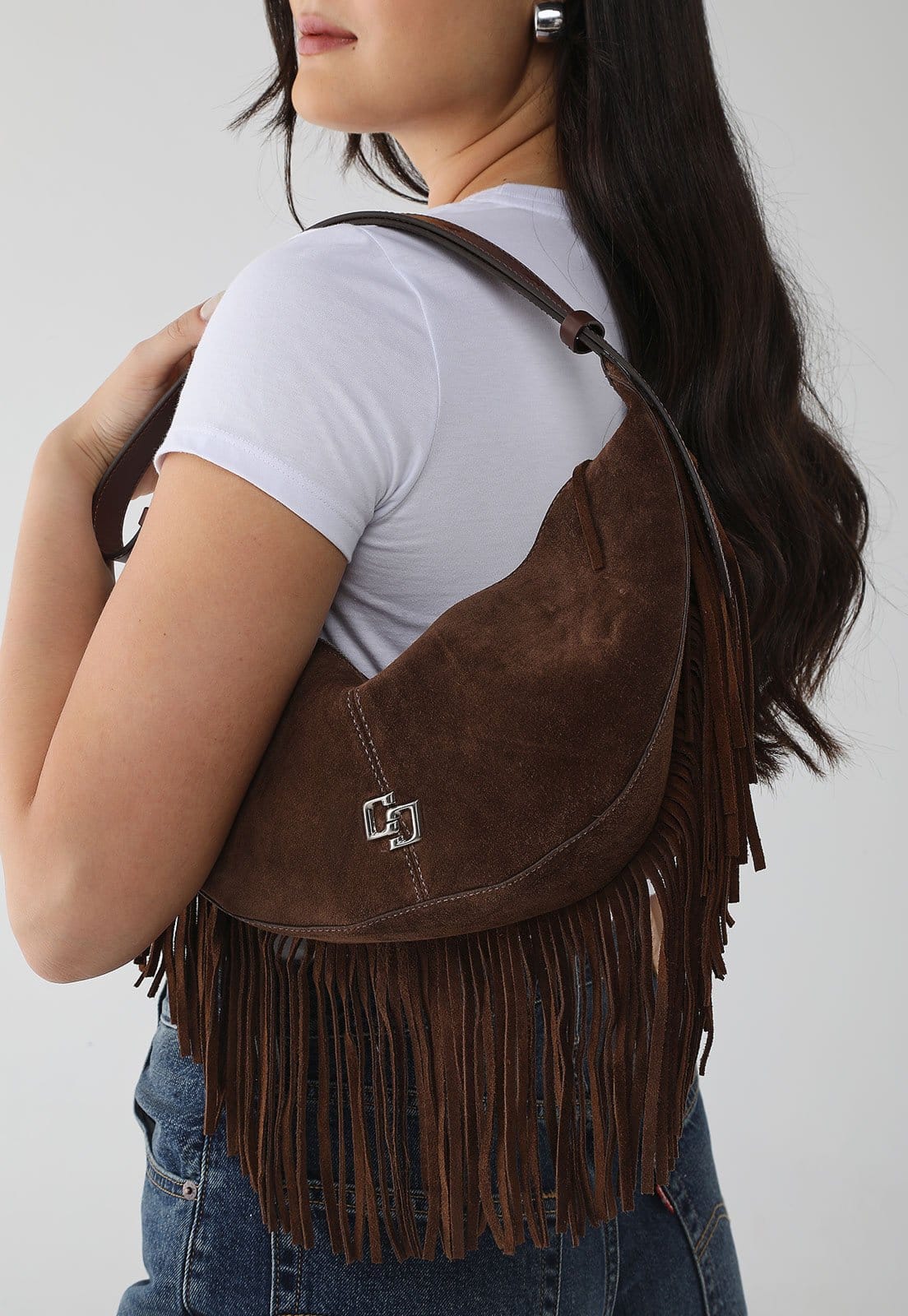 Bolsa Feminina Colcci Franjas