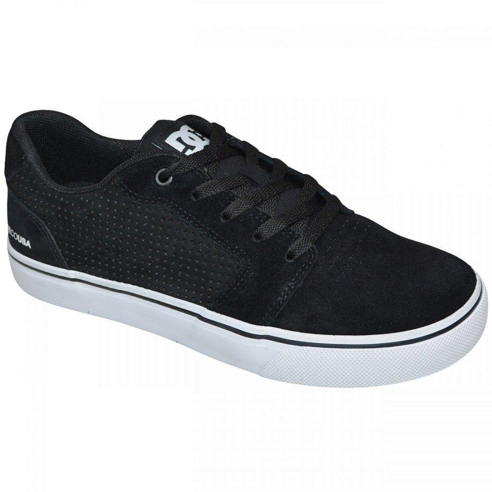 Vista 2 Tênis DC Shoes Anvil LA SE Branco DC Shoes preto