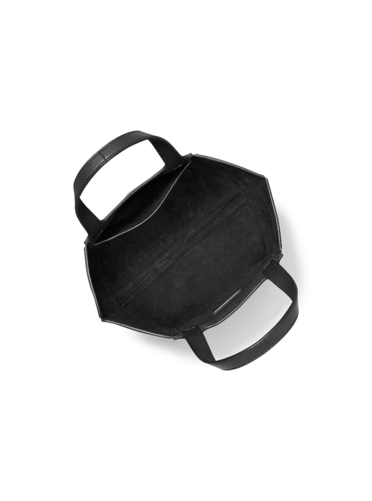 Vista 2 Bolsa Tote Jordi Pequena De Couro 30F4t9jt5l001 Michael Kors preto