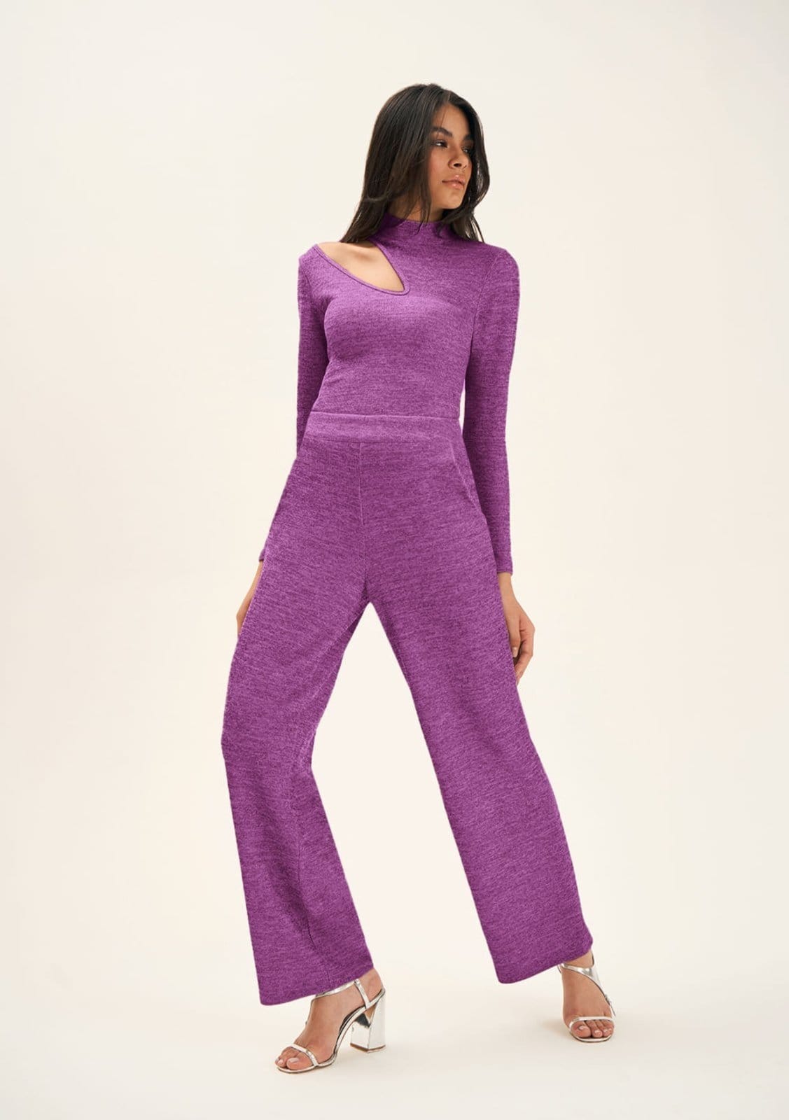 Calca Zinco Reta Cós Alto Com Elástico