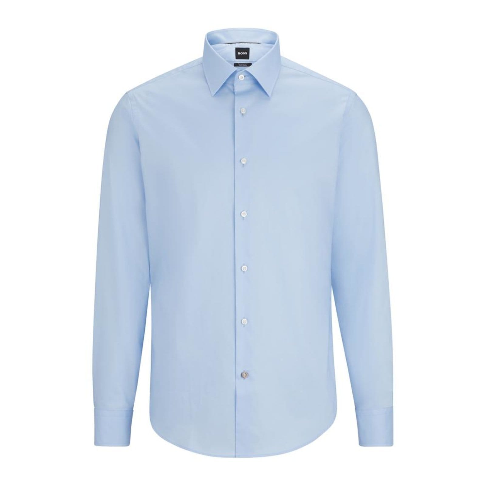 Camisa Regular Fit Em Popeline De Algodão Easy Iron