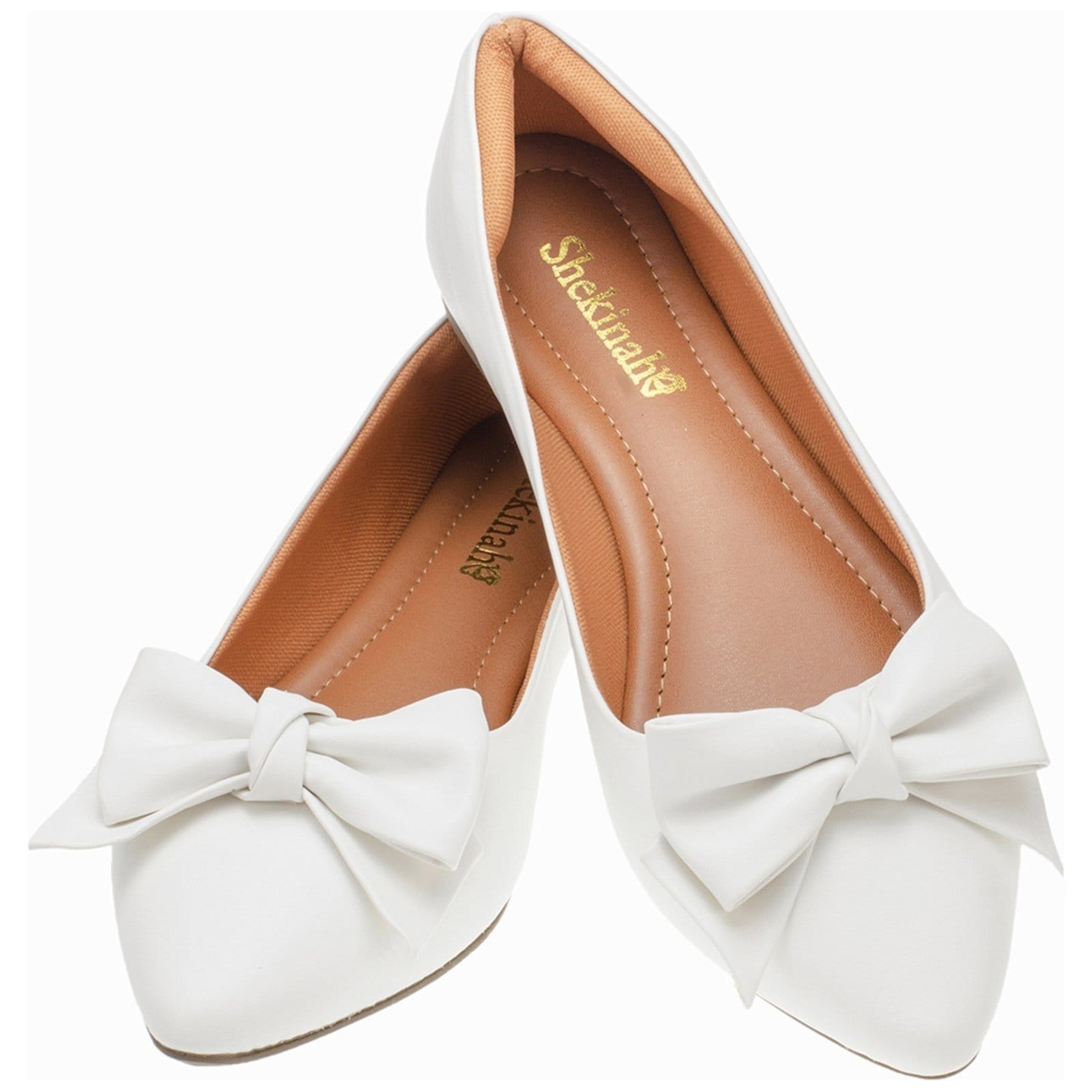 Sapatilha de Laço Bico Fino Promoção Casual Moderna Moda Shekinah Dia-a-dia Mule Tendencia