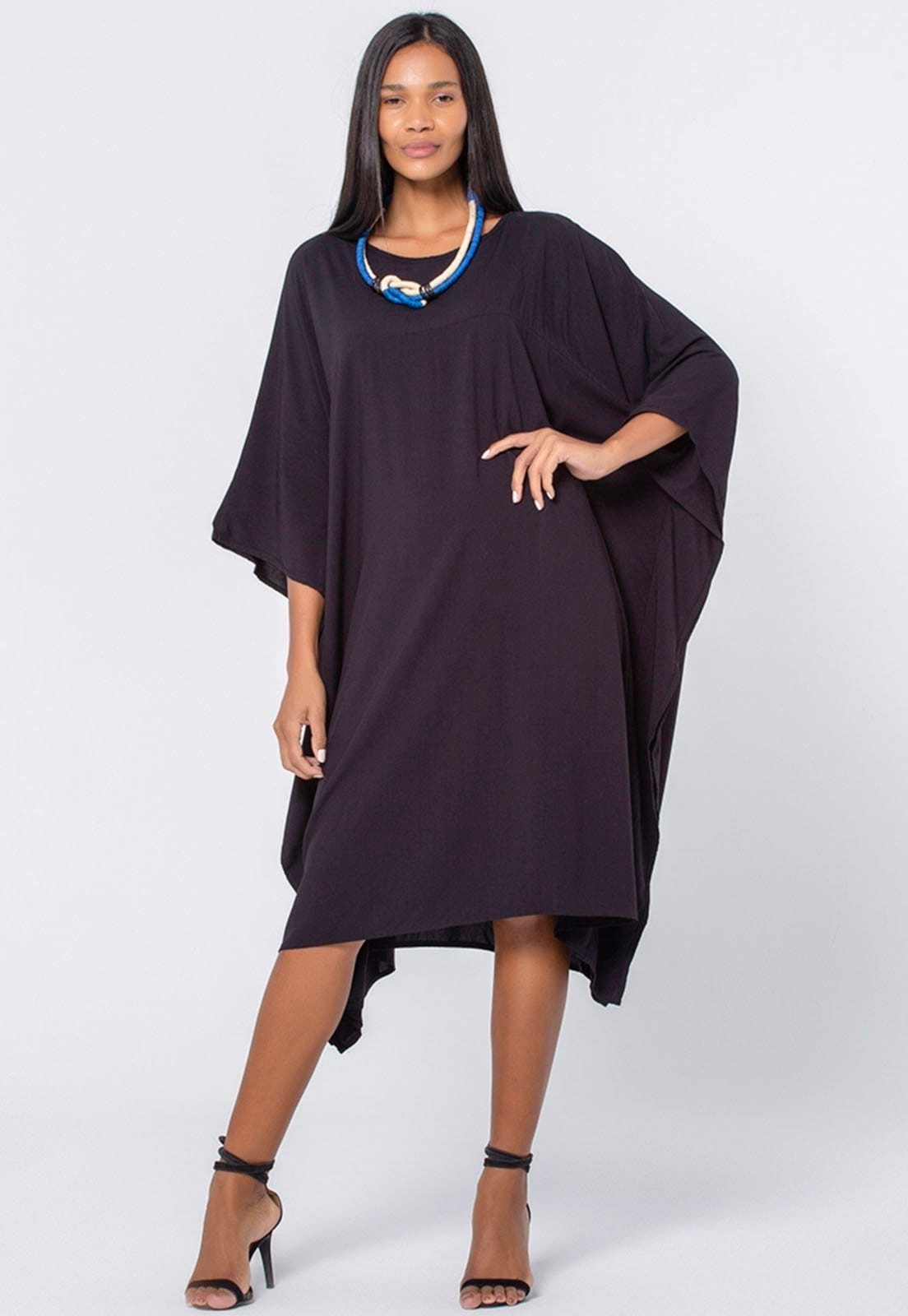 Vestido Kaftan Amazonia Vital Viscose Longo